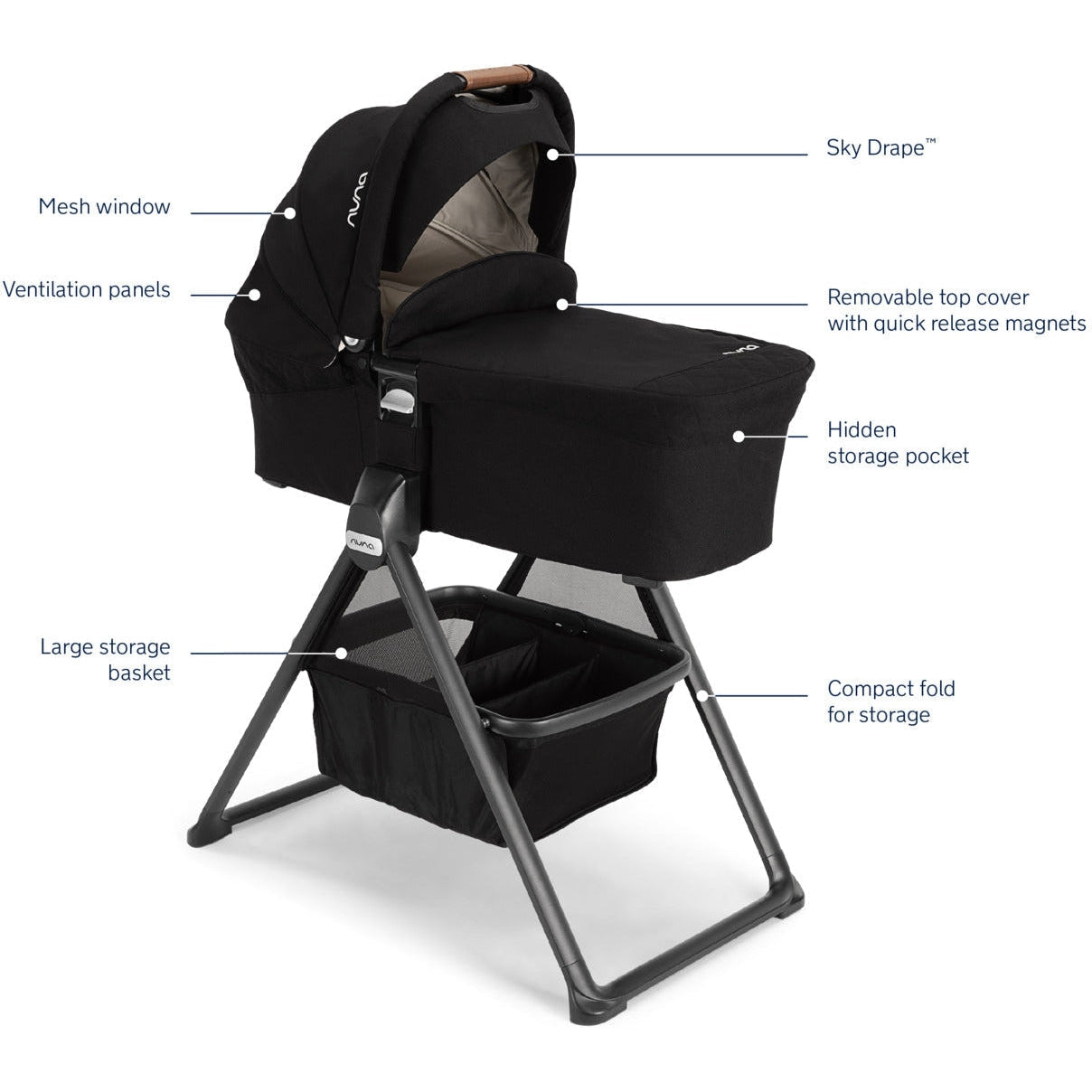Nuna MIXX Bassinet + Stand