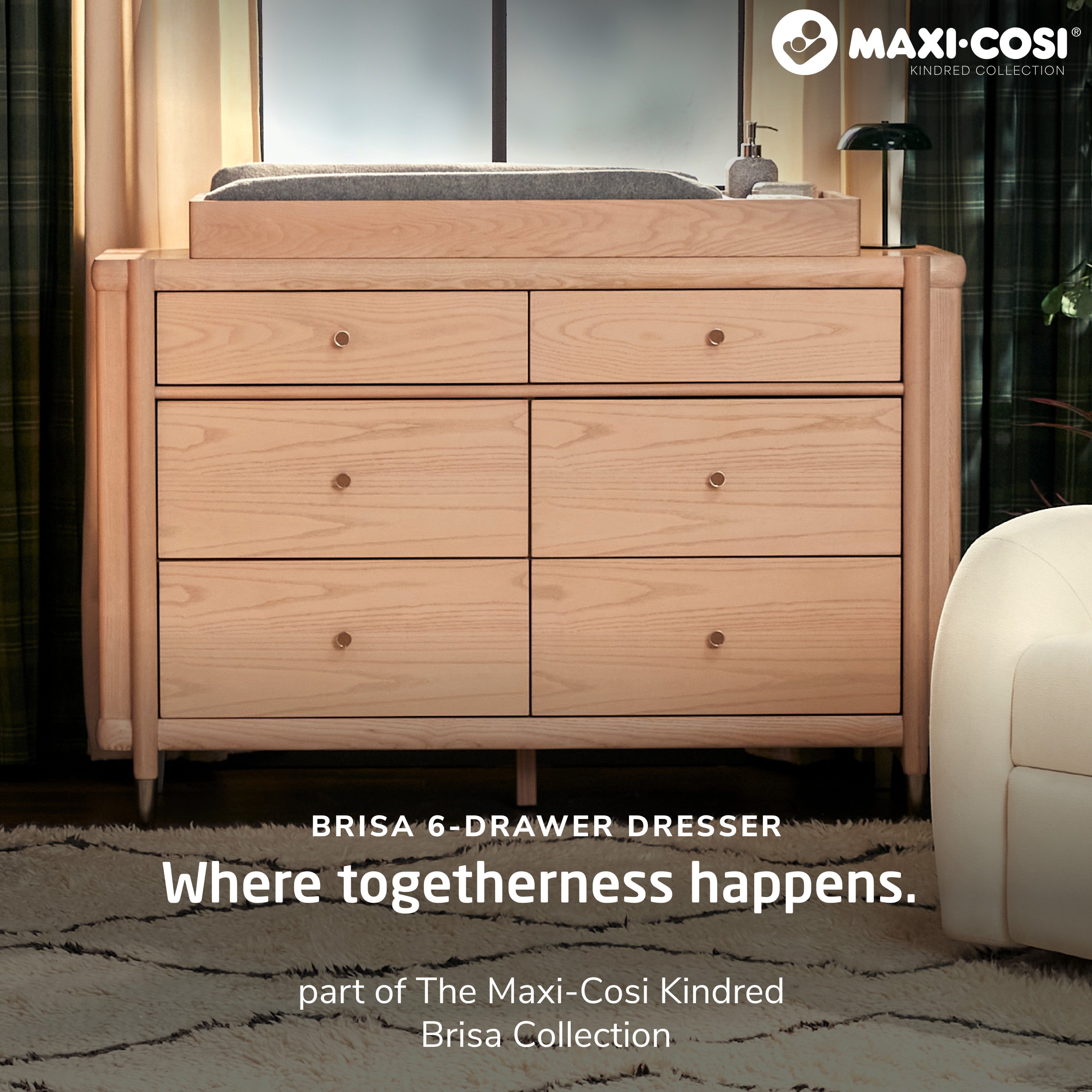 Maxi-Cosi Nursery Brisa 6-Drawer Dresser
