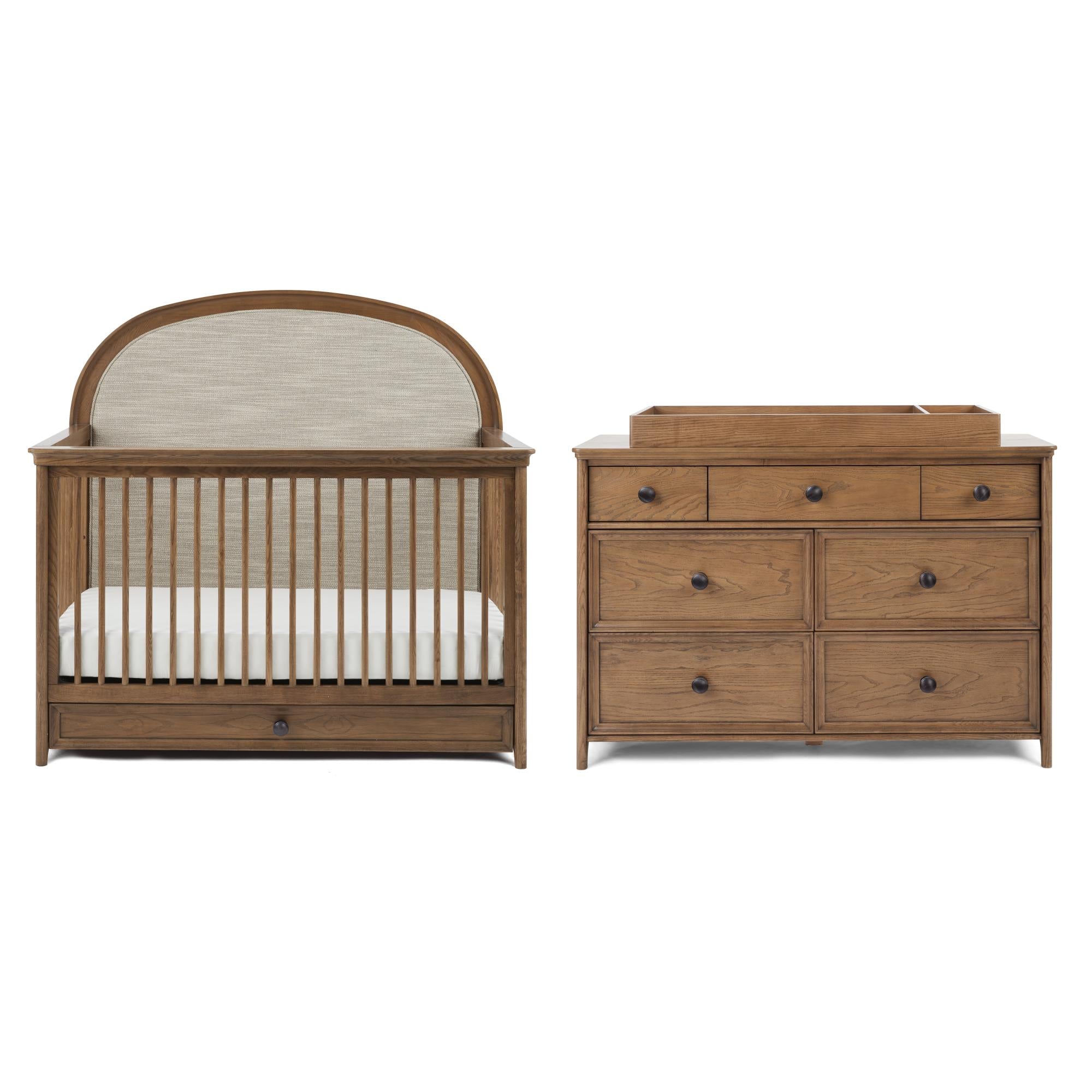 Maxi-Cosi Nursery Quiet Luxury 6-in-1 Convertible Crib with Toddler Bed/Daybed Conversion Kit