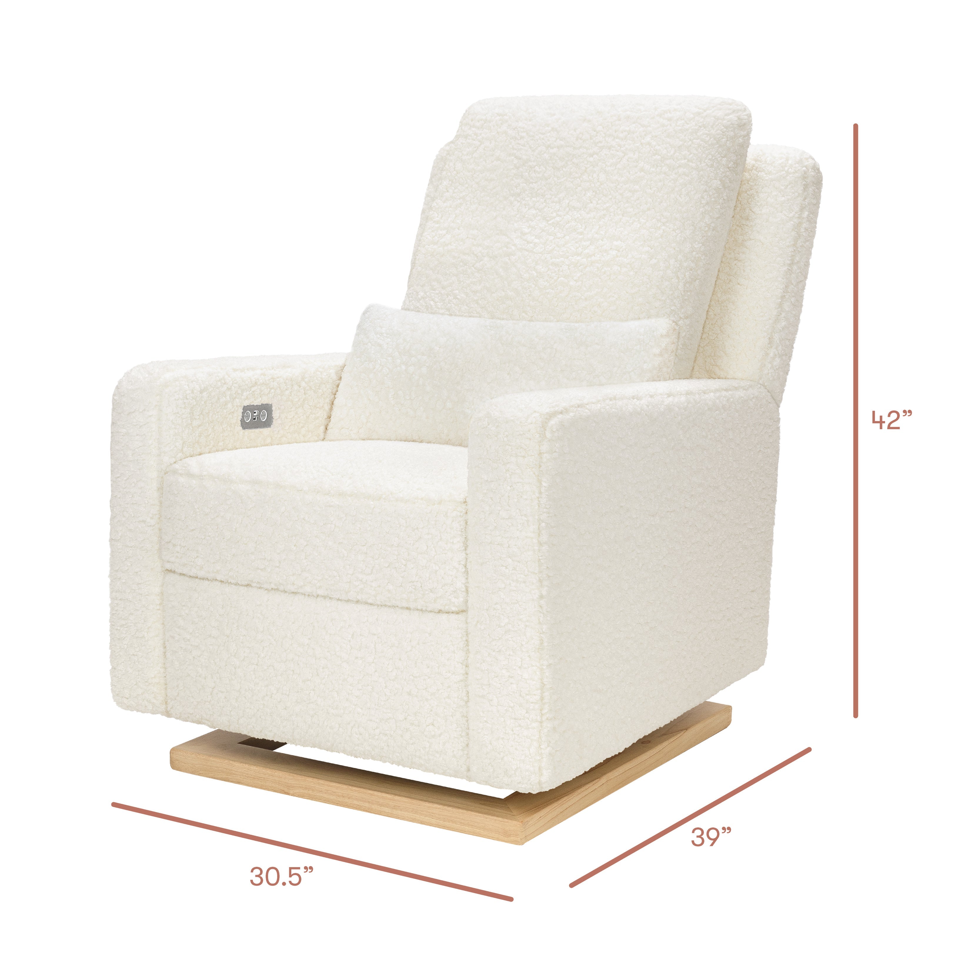 Babyletto Sigi Electronic Recliner and Glider with USB Port