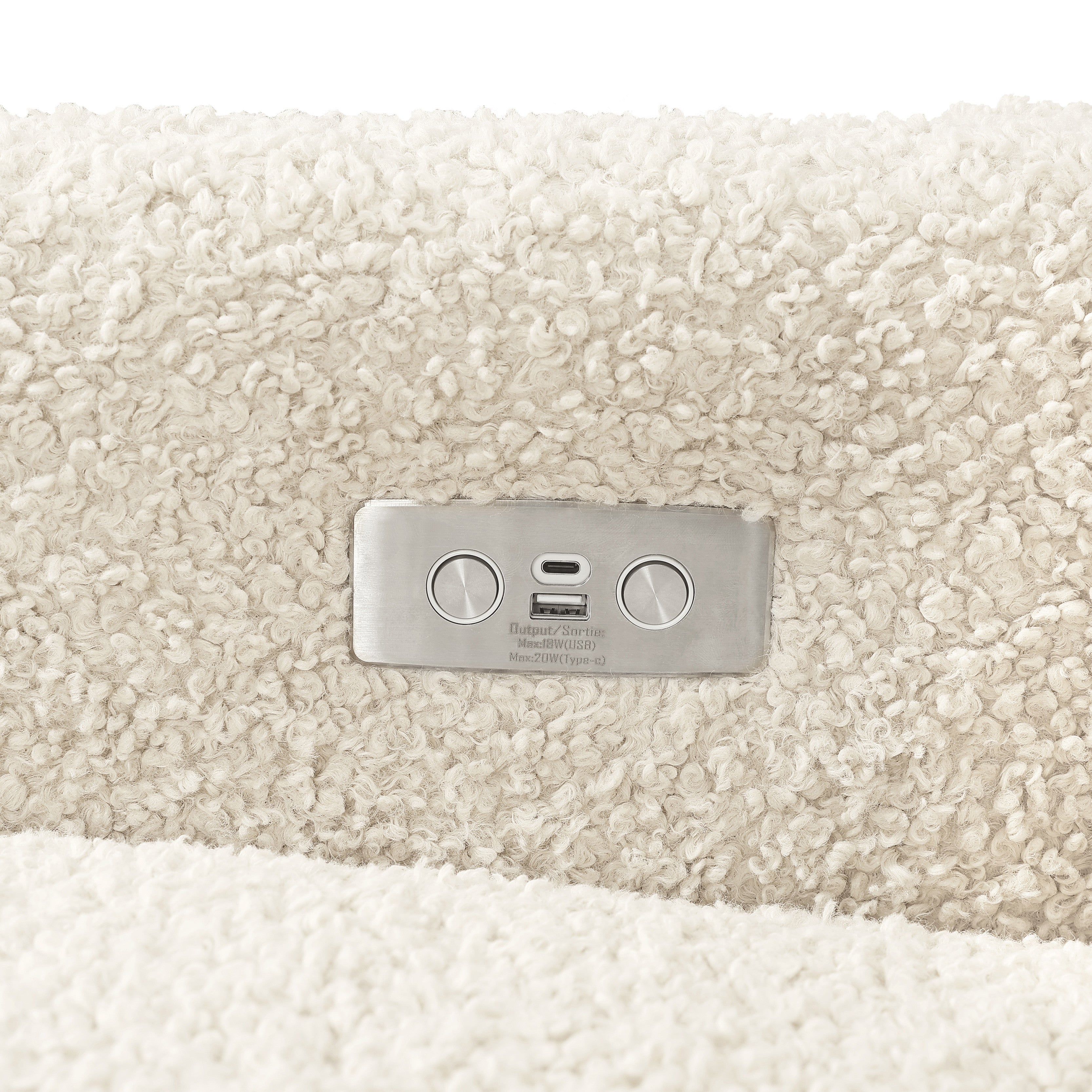 Babyletto Kiwi Electronic Recliner and Swivel Glider with USB port