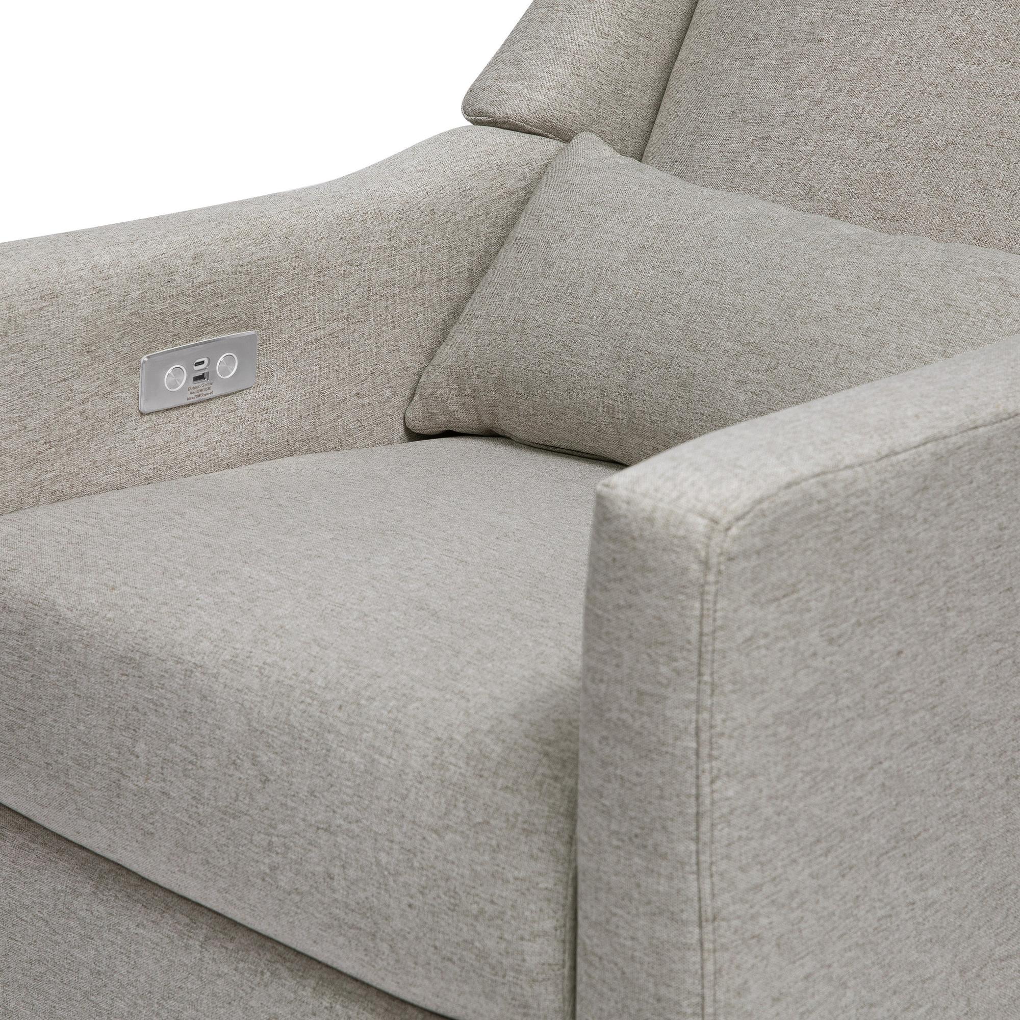 Babyletto Kiwi Electronic Recliner and Swivel Glider with USB port