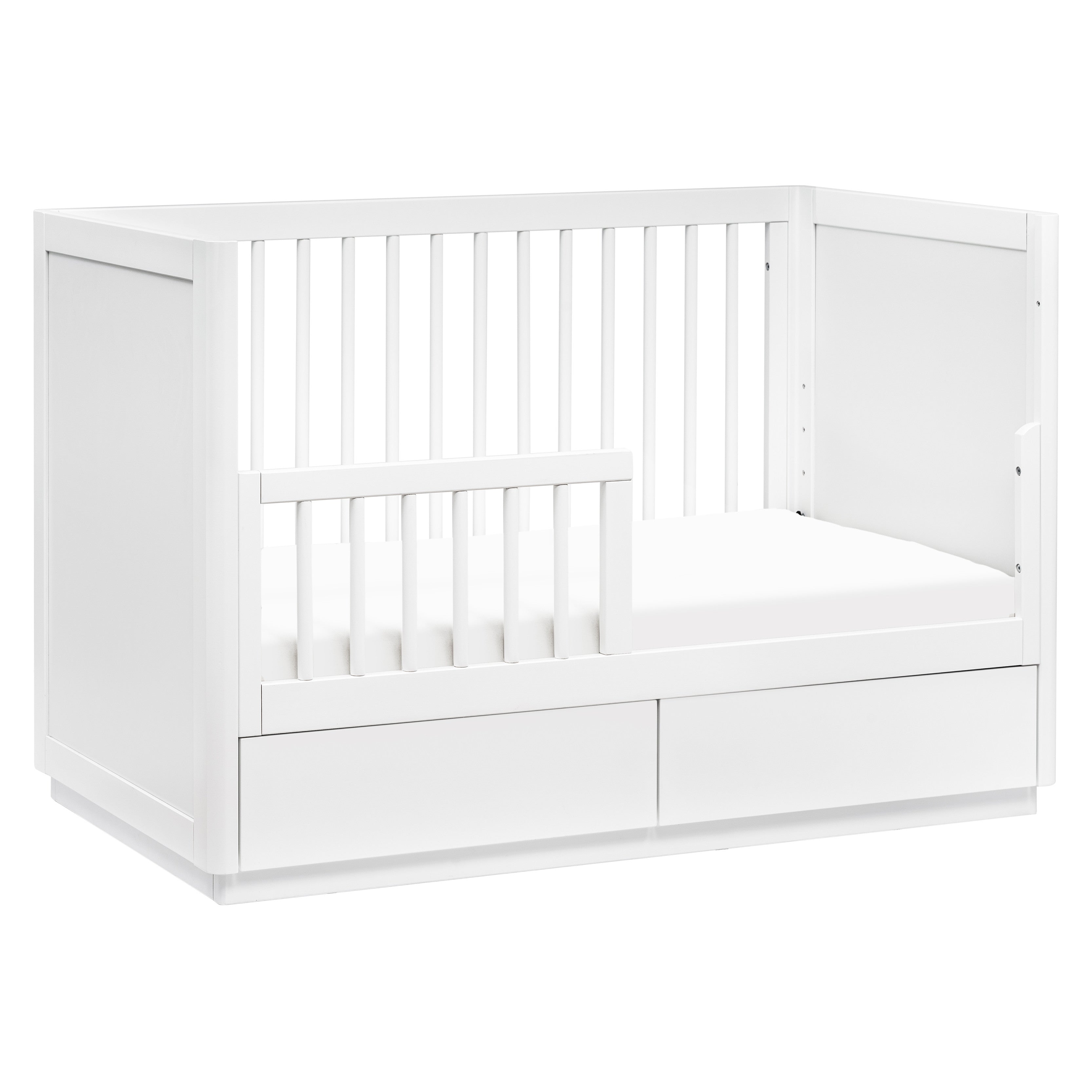 Babyletto Bento 3-in-1 Convertible Storage Crib with Toddler Bed Conversion Kit