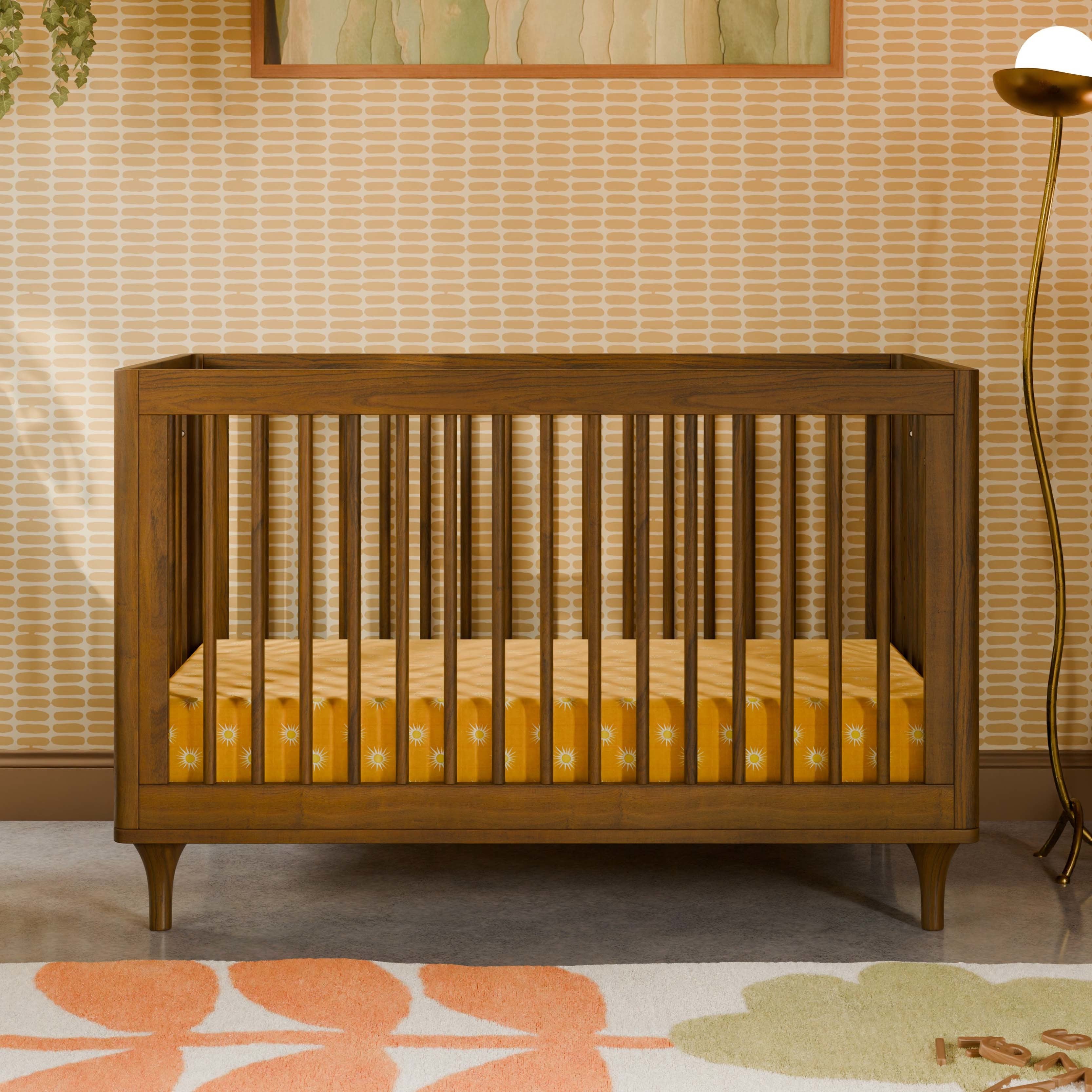 Babyletto Lolly 3-in-1 Convertible Crib with Toddler Bed Conversion Kit