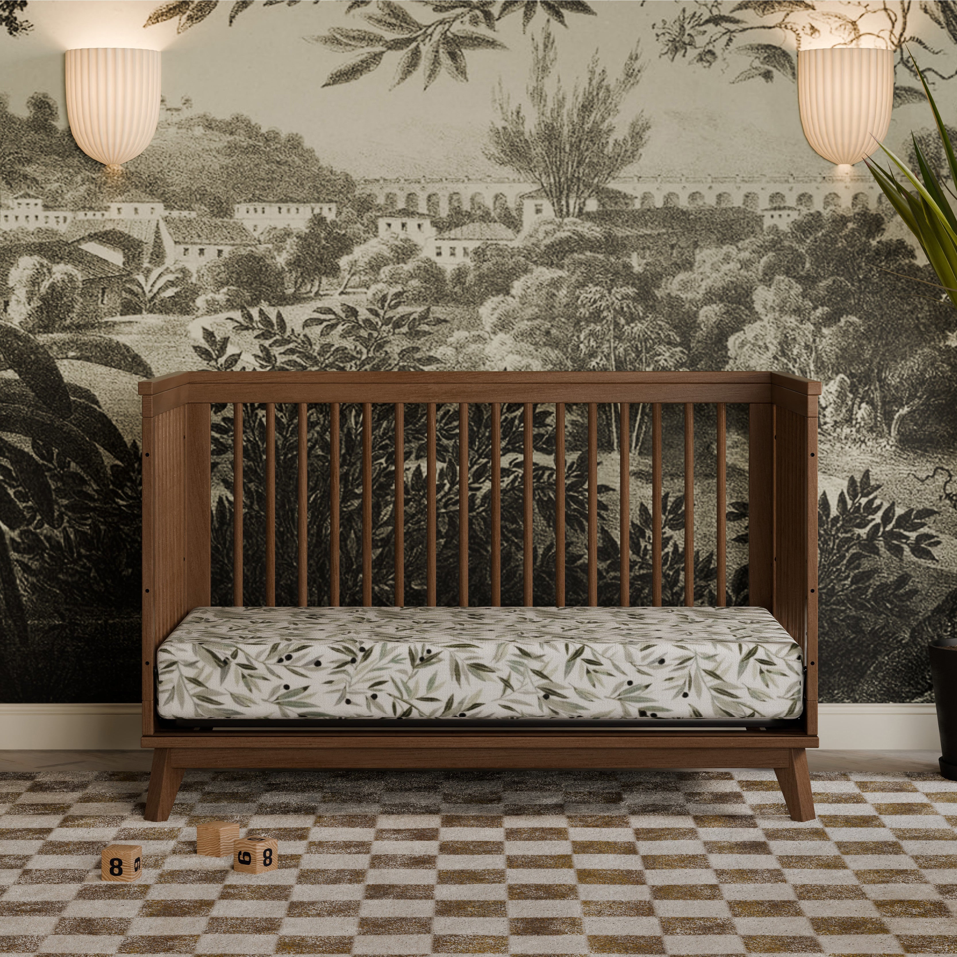 Babyletto Scoot 3-in-1 Convertible Crib with Toddler Bed Conversion Kit