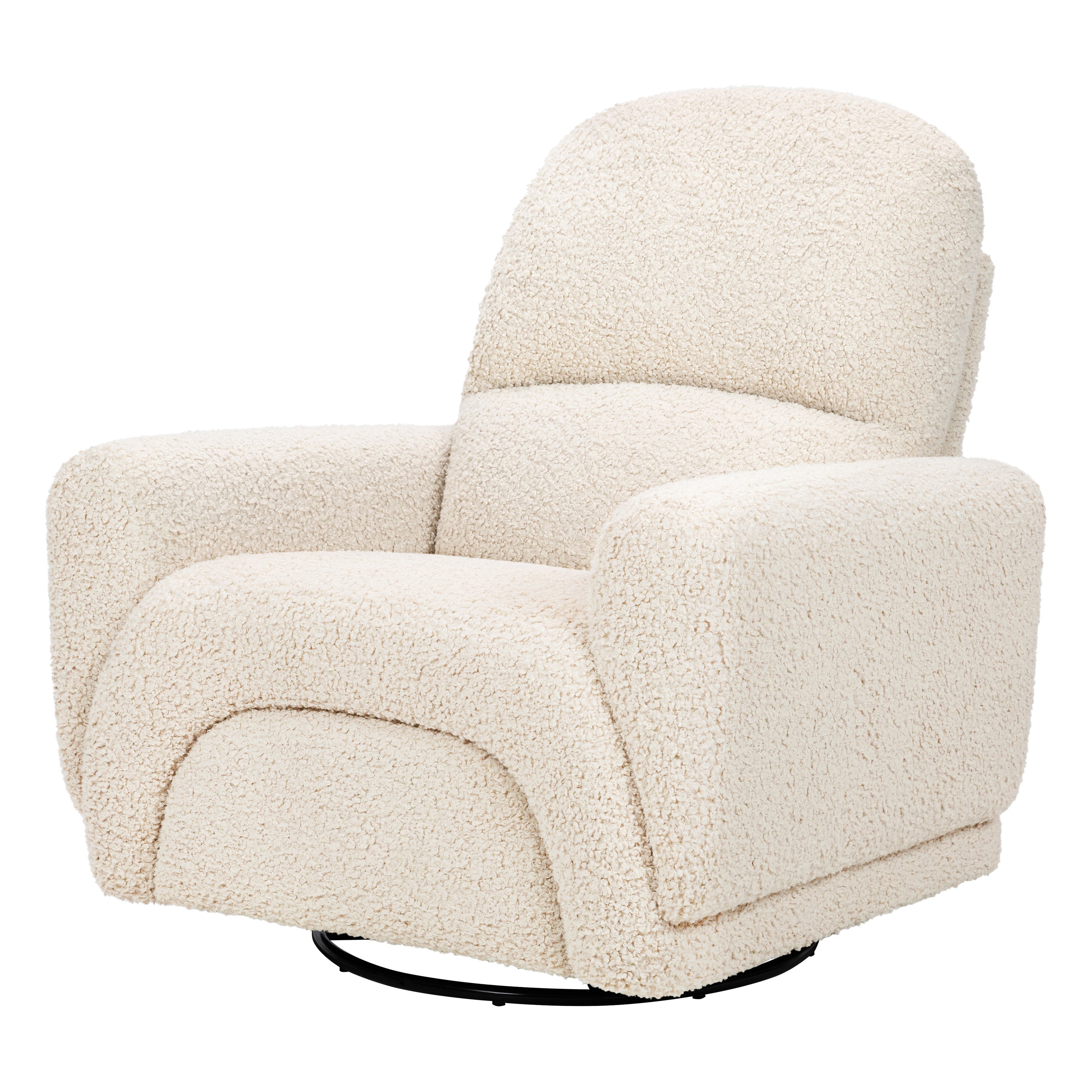 Babyletto Rainbow Recliner and Swivel Glider in Teddy Loop
