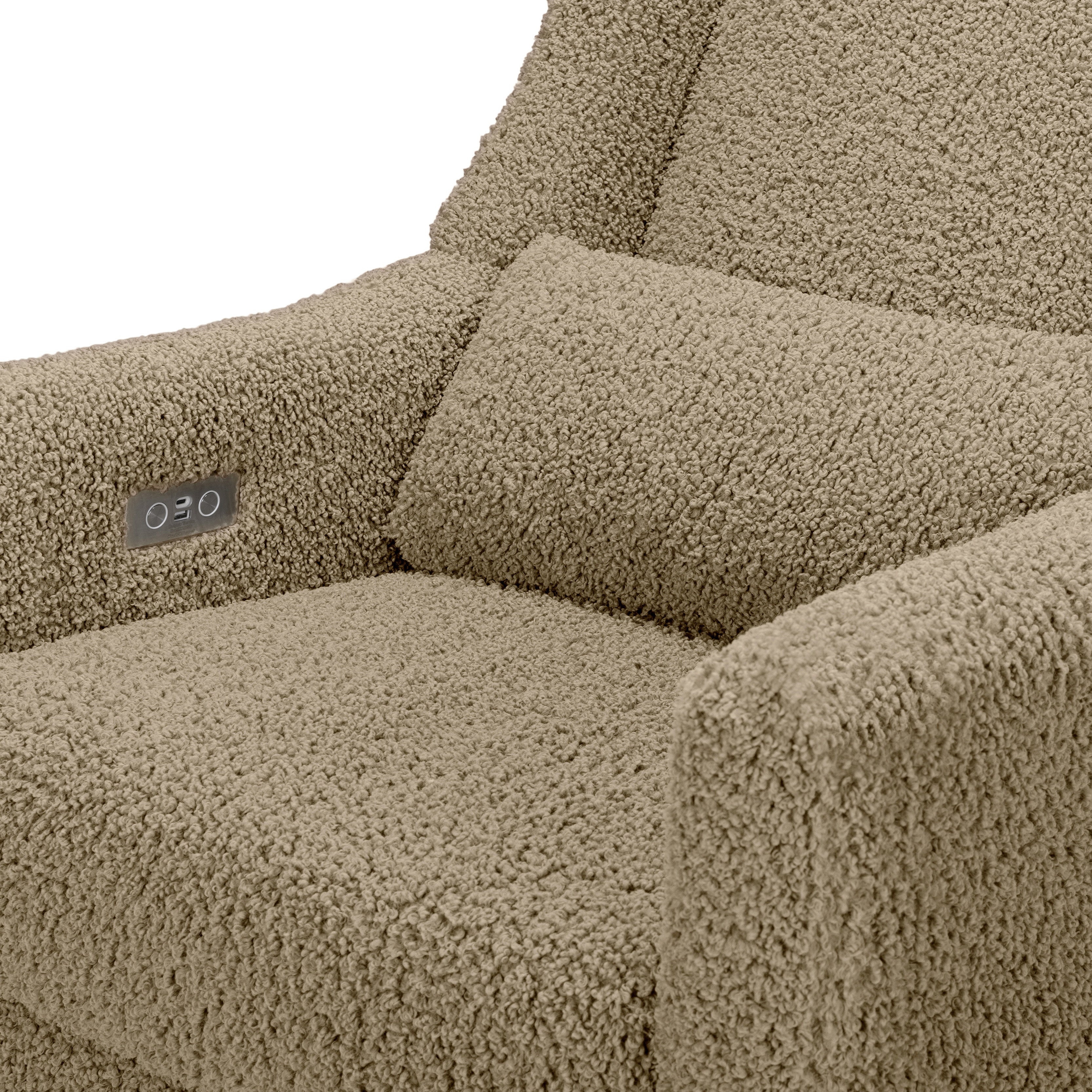 Babyletto Kiwi Electronic Recliner and Swivel Glider with USB port