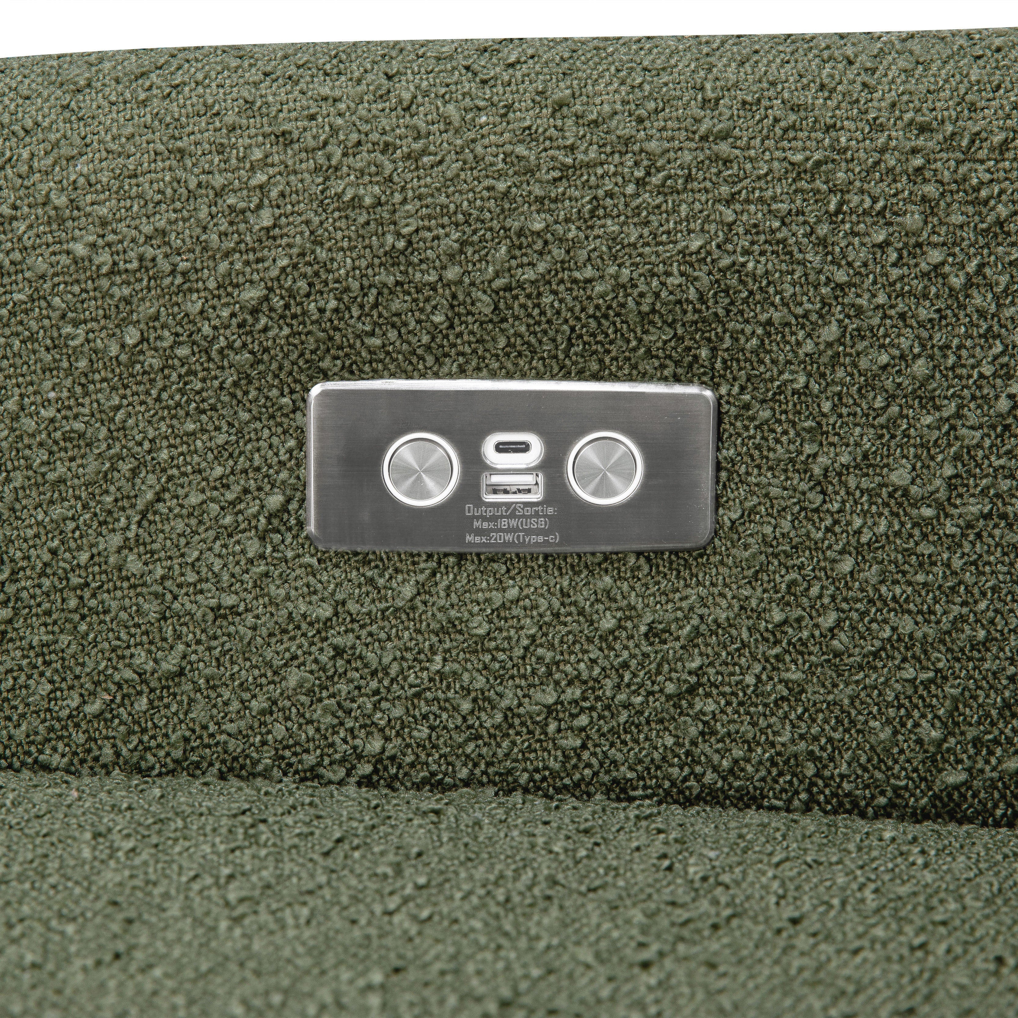 Babyletto Kiwi Electronic Recliner and Swivel Glider with USB port