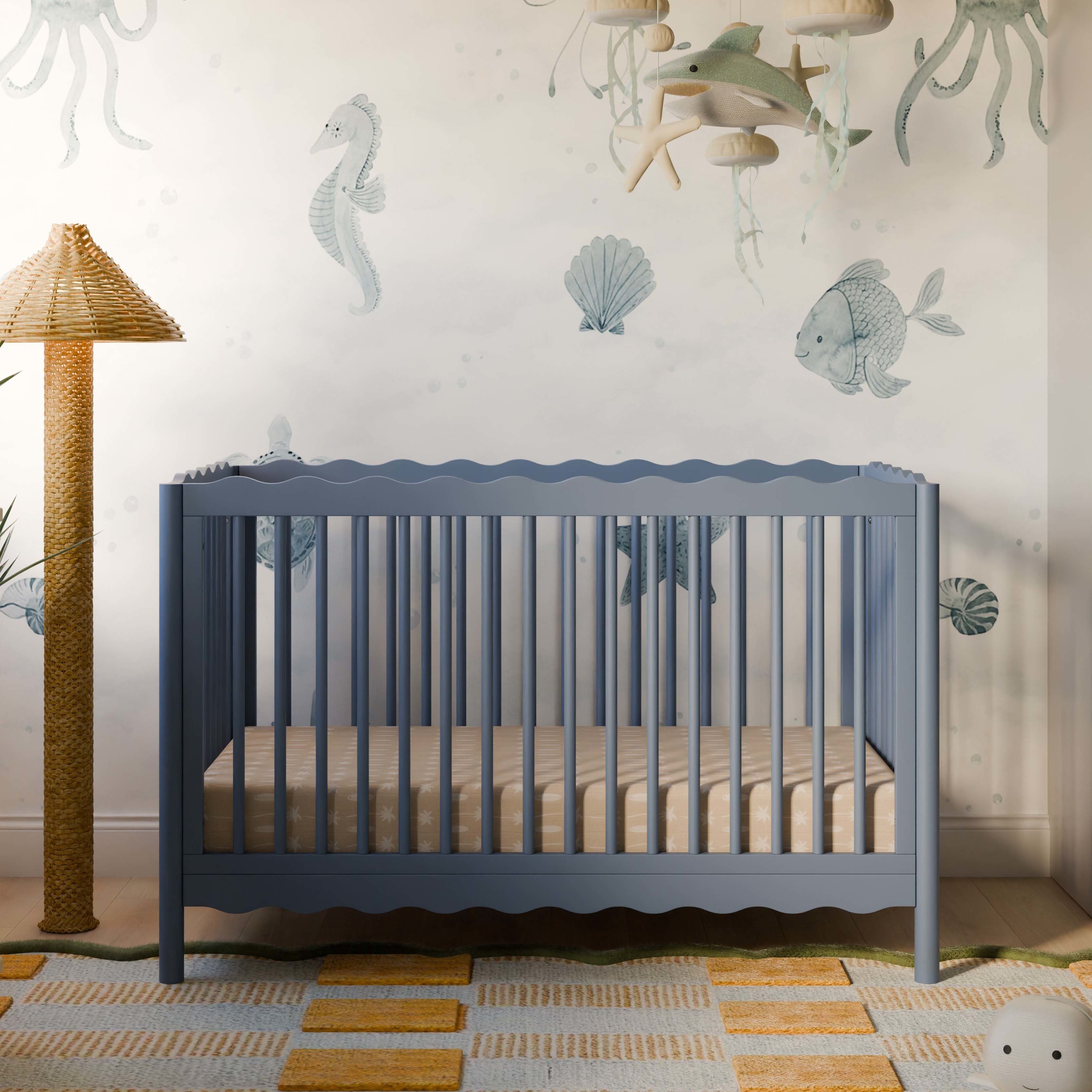 Babyletto Swell 4-in-1 Convertible Crib with Toddler Bed Conversion Kit