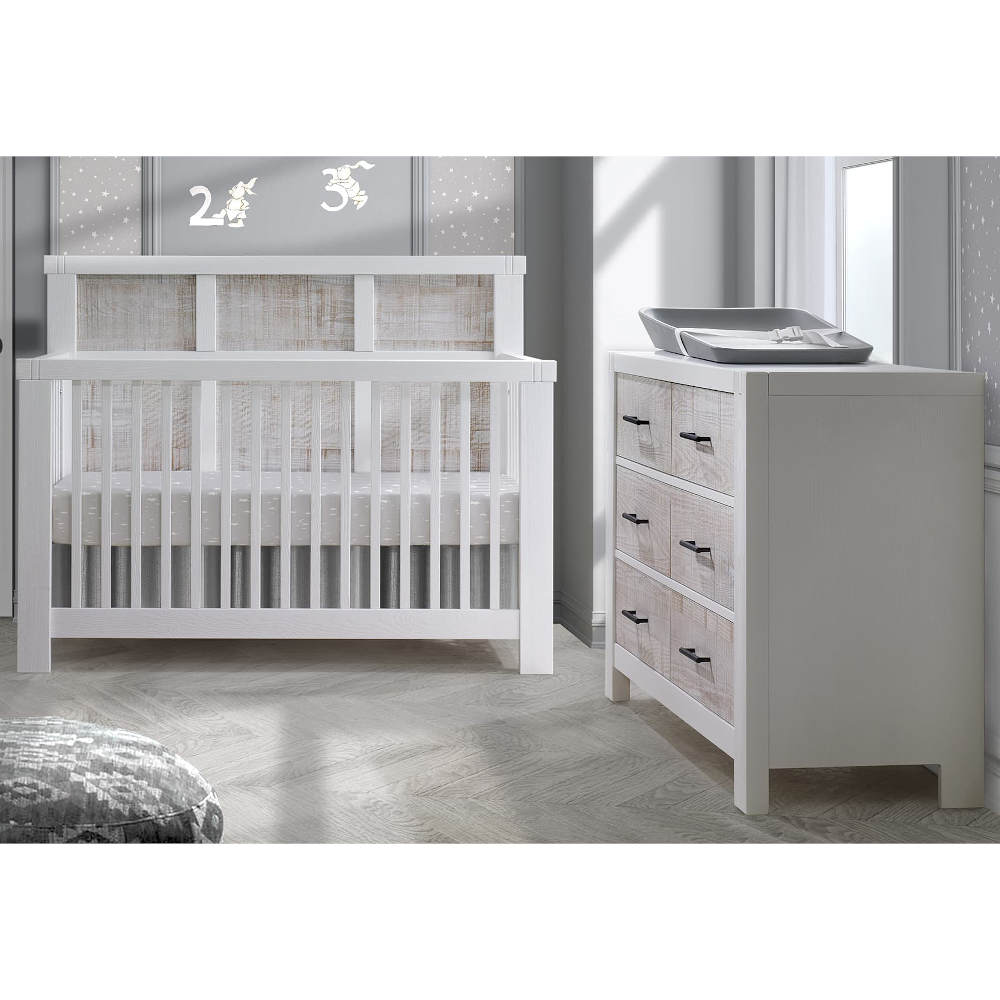 Natart Rustico Moderno ''5-in-1'' Convertible Crib
