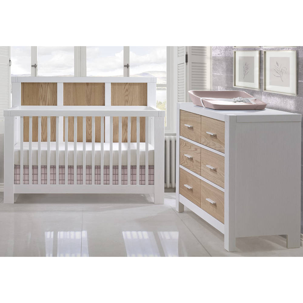 Natart Rustico Moderno ''5-in-1'' Convertible Crib