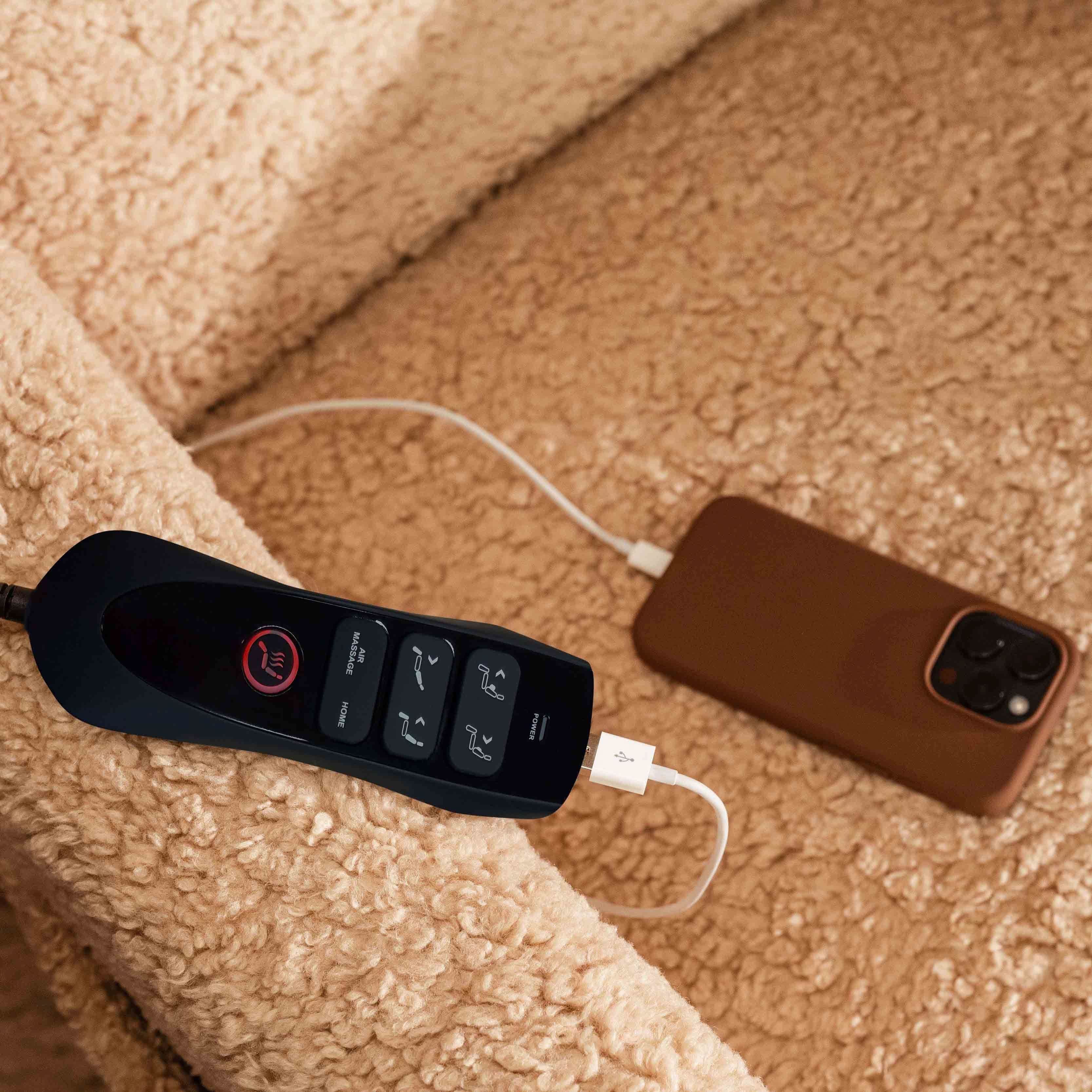 Babyletto Kiwi Deluxe Power Recliner & Swivel Glider with Heat and Massage