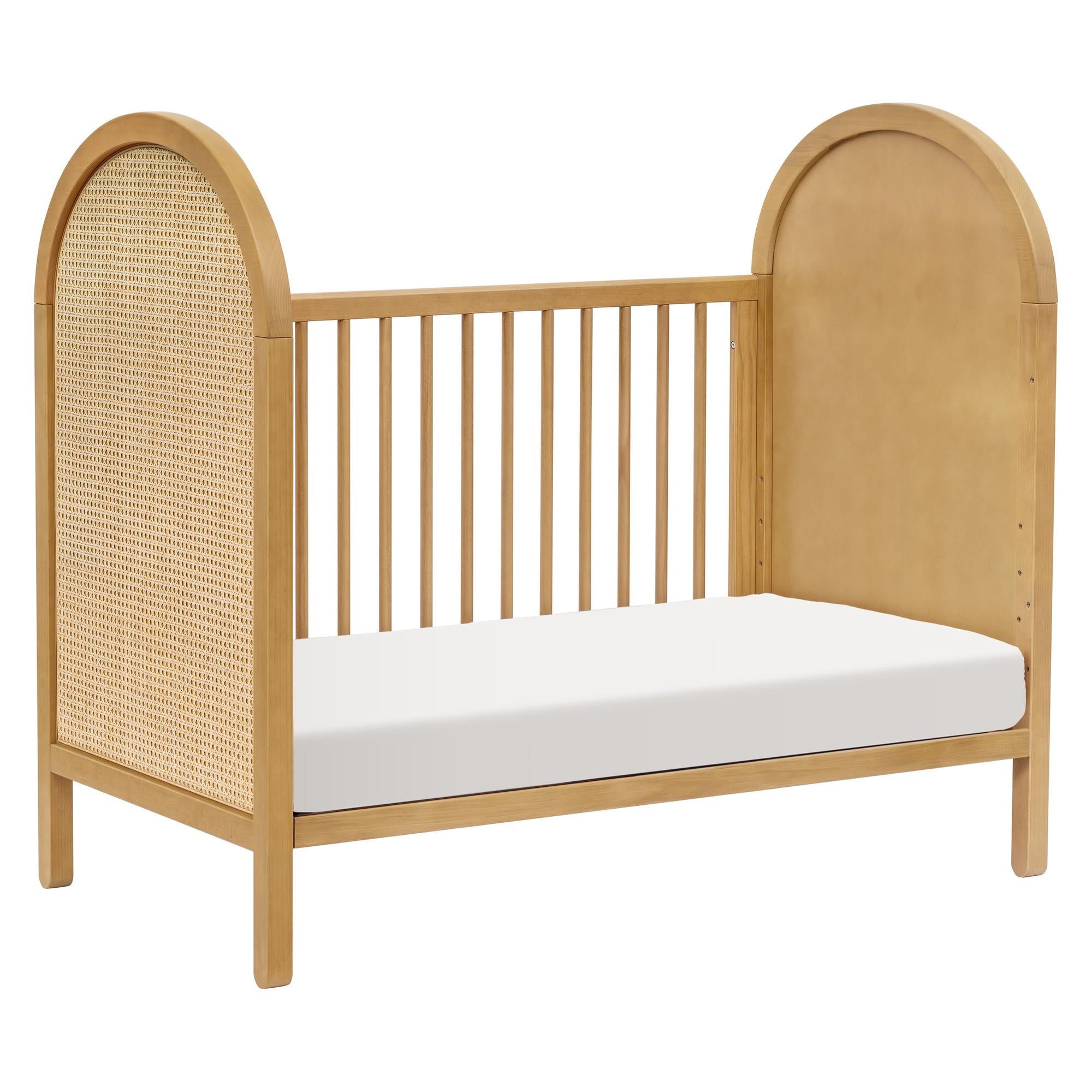 Babyletto Bondi Cane 3-in-1 Convertible Crib with Toddler Bed Conversion Kit