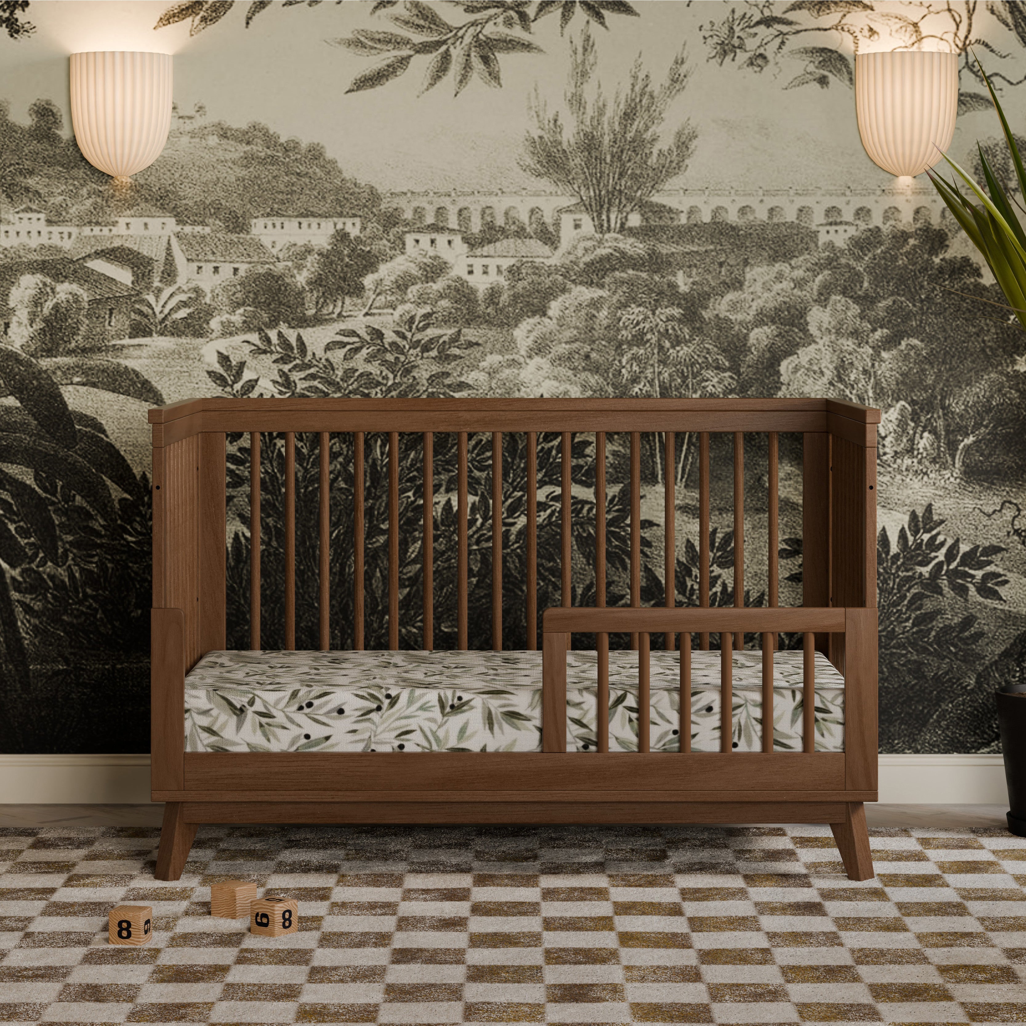 Babyletto Scoot 3-in-1 Convertible Crib with Toddler Bed Conversion Kit