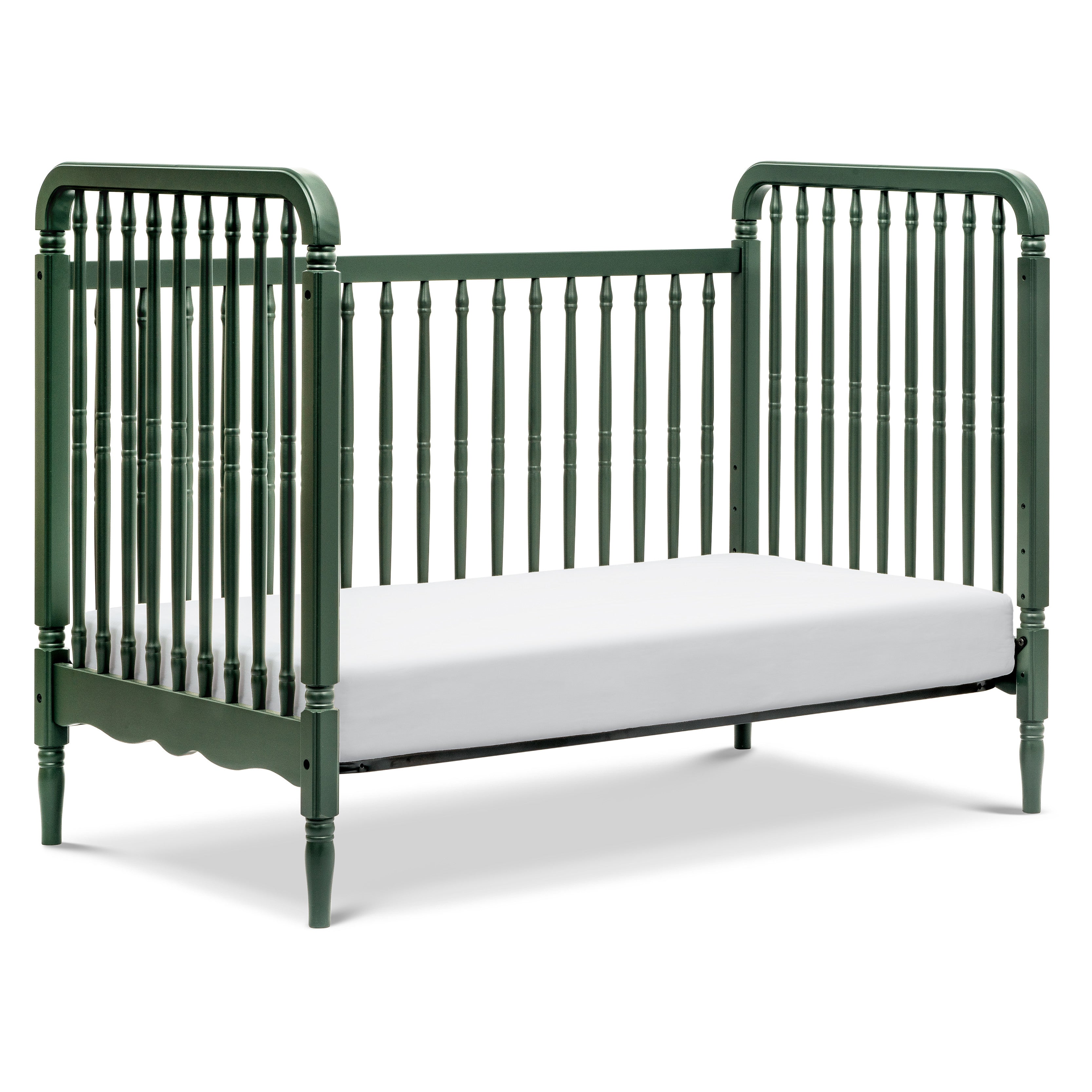 Namesake Liberty 3-in-1 Convertible Spindle Crib with Toddler Bed Conversion Kit