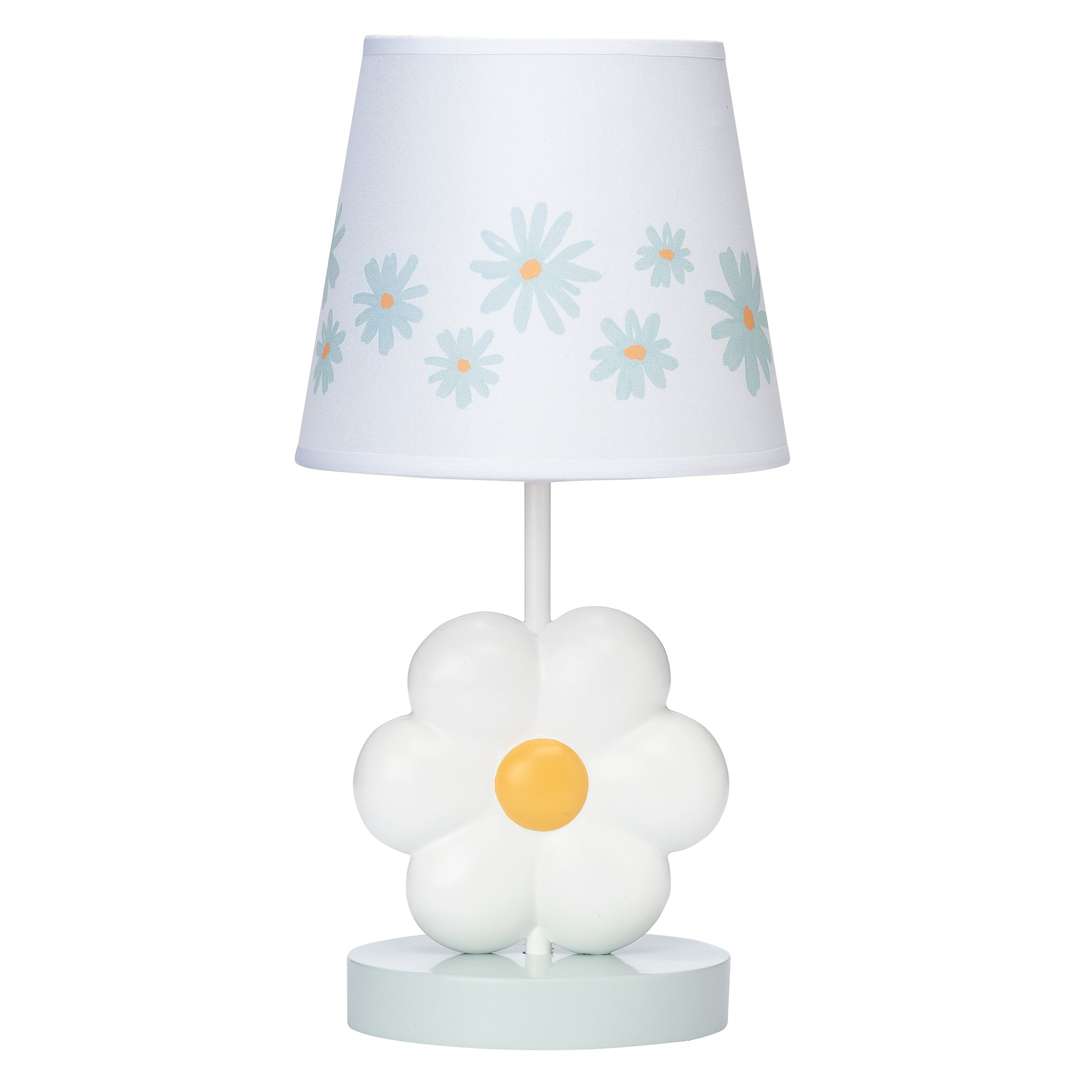 Lambs & Ivy Sweet Daisy Lamp with Shade & Bulb