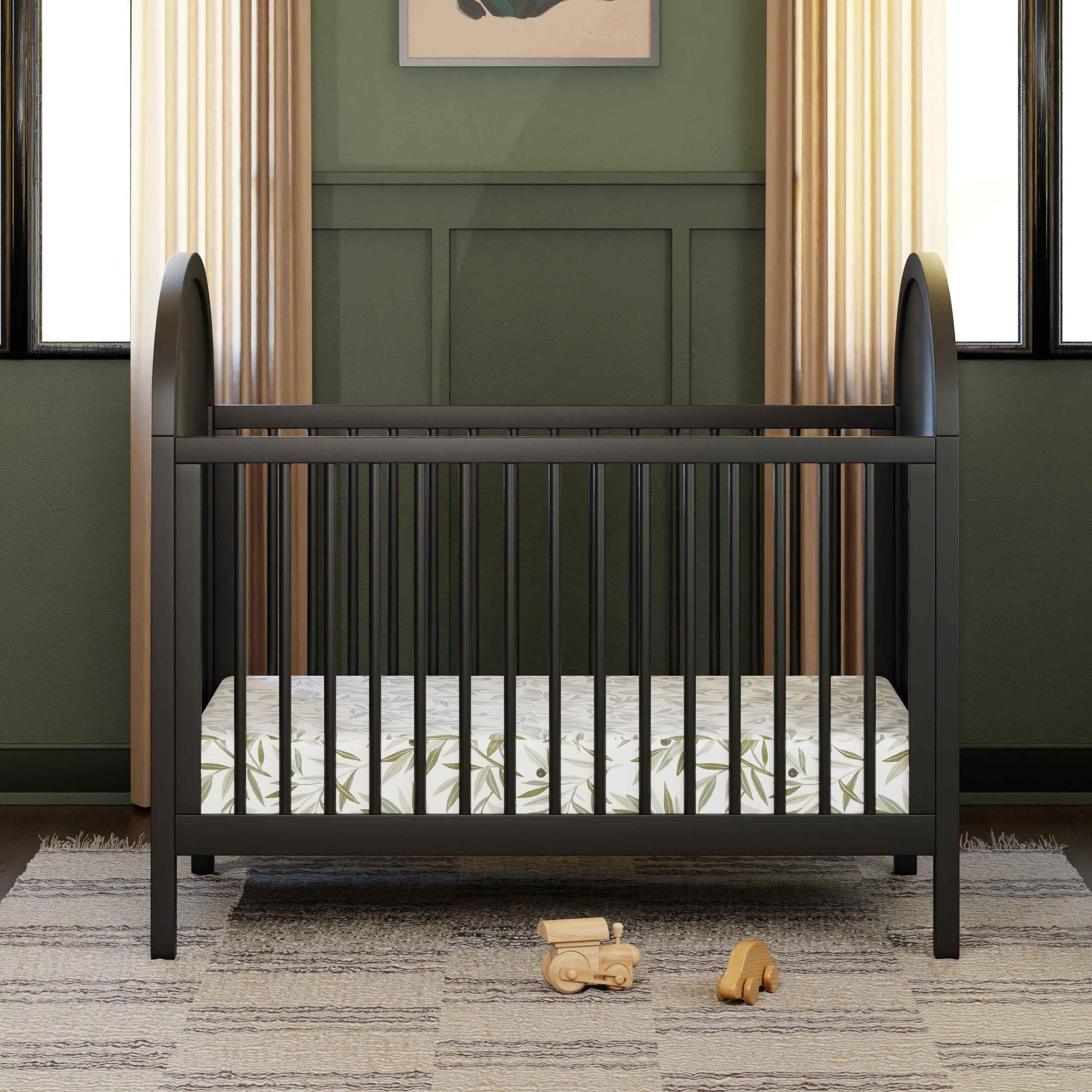 Babyletto Bondi Cane 3-in-1 Convertible Crib with Toddler Bed Conversion Kit