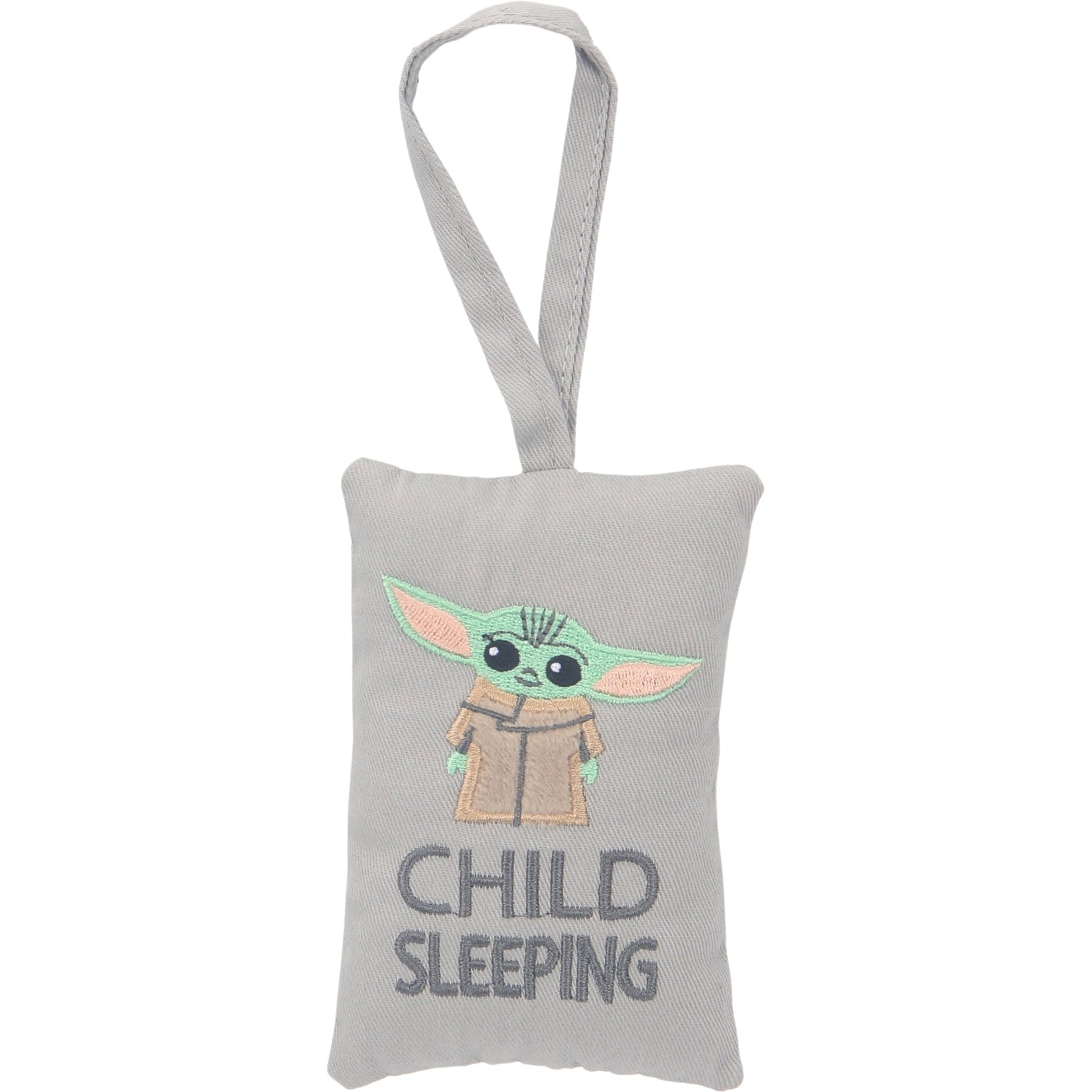 Lambs & Ivy Star Wars Baby Yoda Lovey & Door Pillow Gift Set