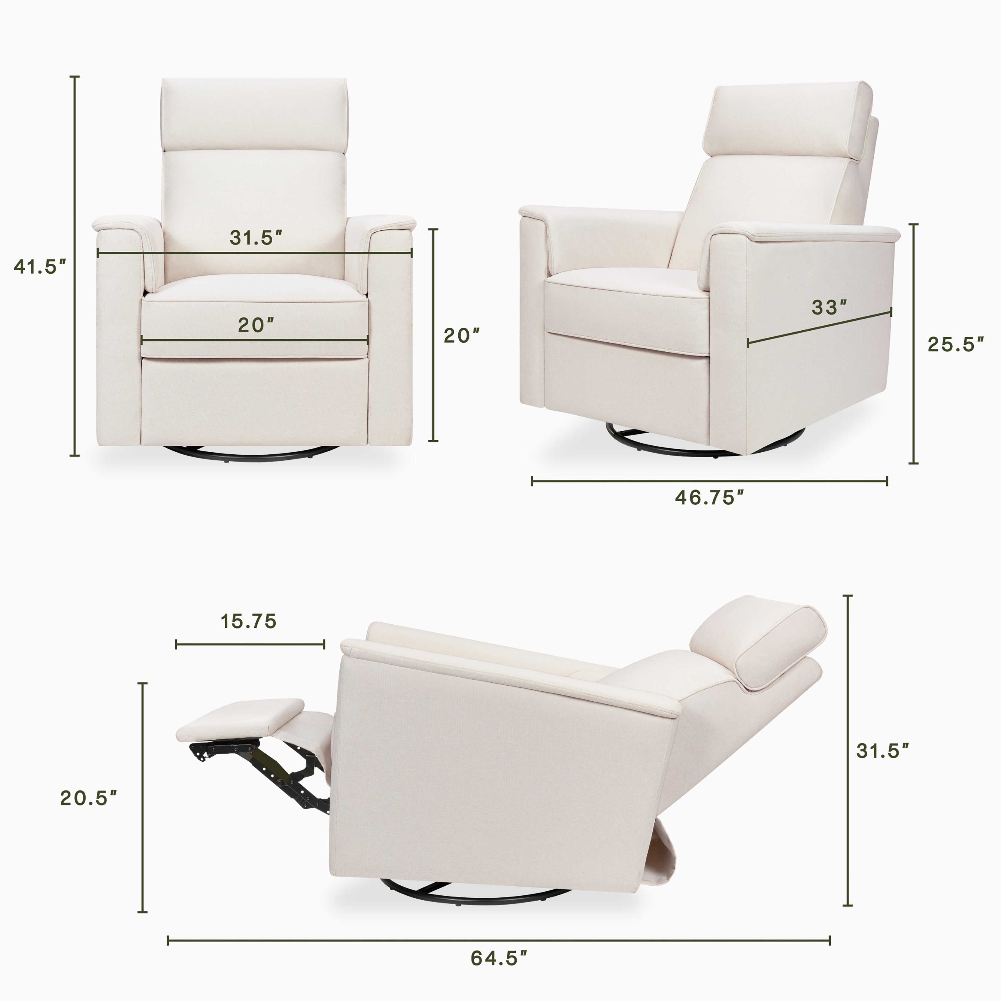 Namesake Willa Pro Power Recliner & Swivel Glider