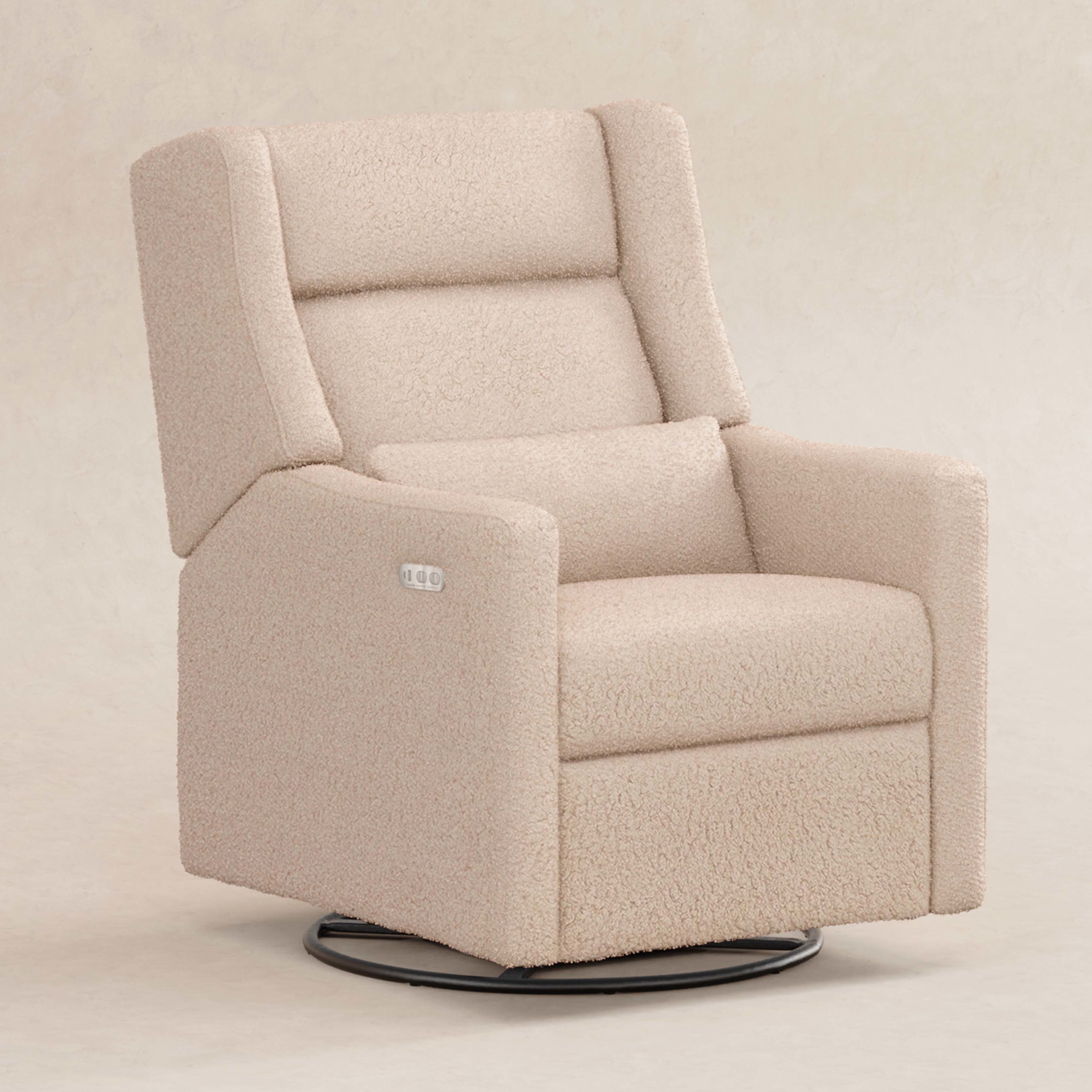 Babyletto Kiwi Plus Power Recliner and Swivel Glider with Power Adjustable Headrest and USB Port