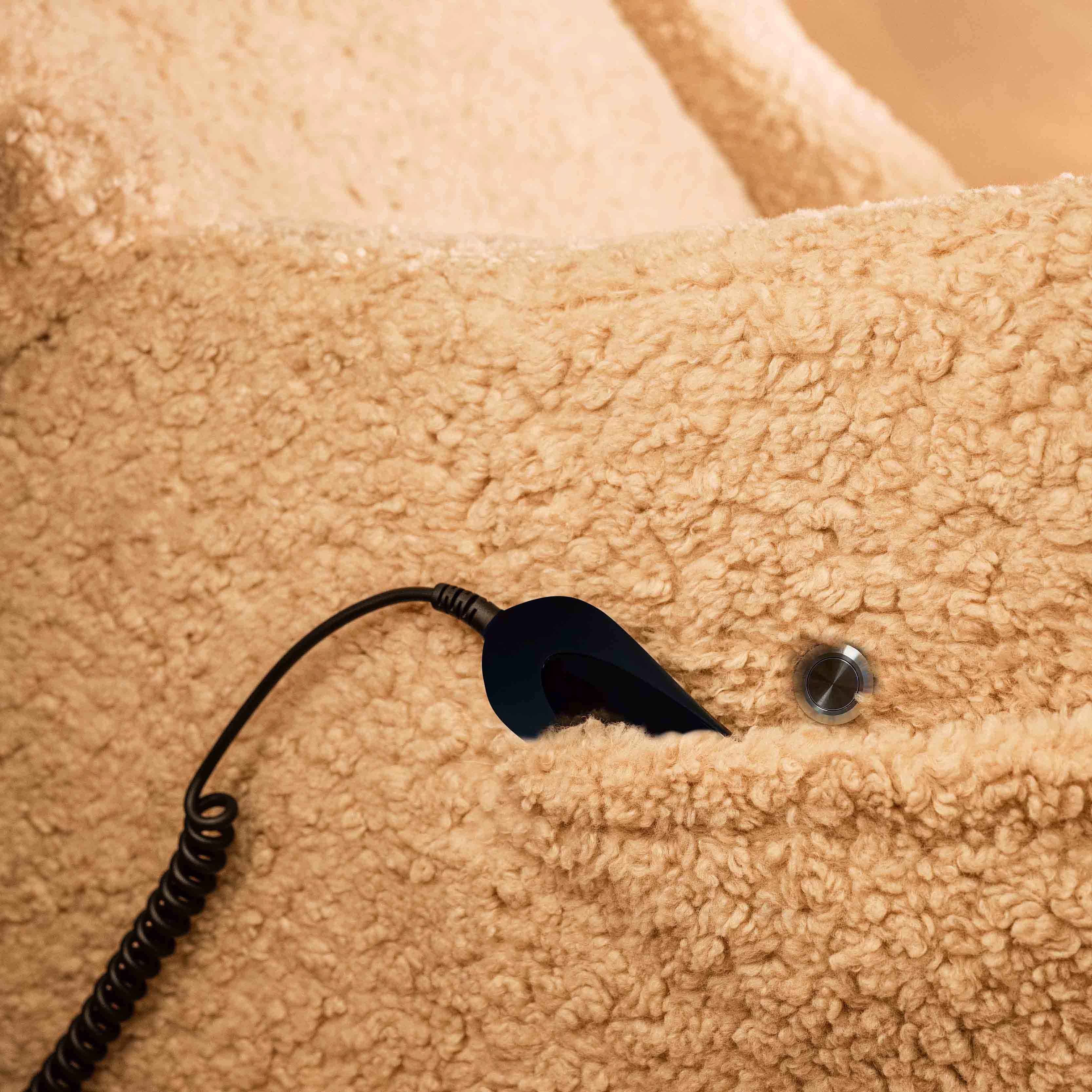 Babyletto Kiwi Deluxe Power Recliner & Swivel Glider with Heat and Massage