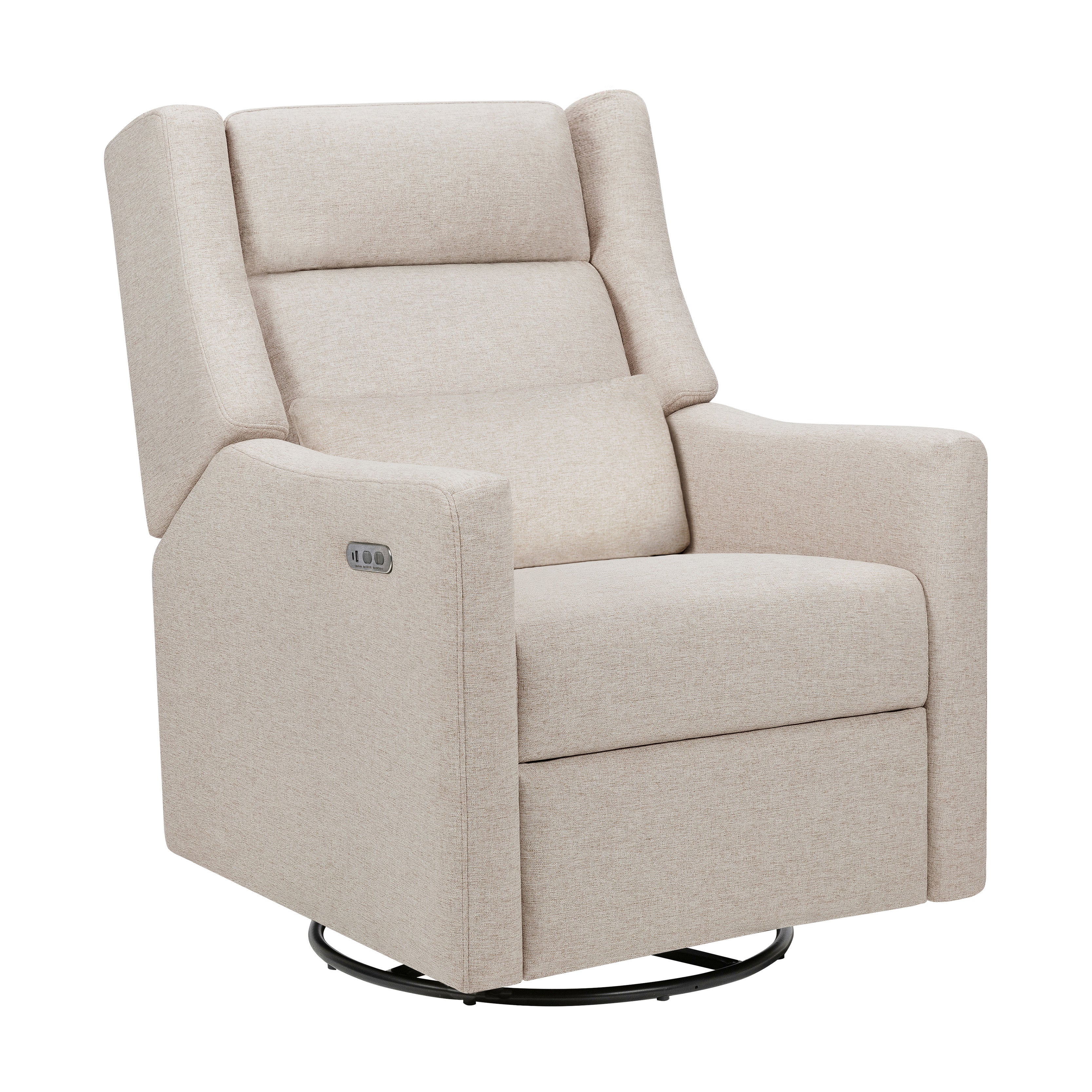 Babyletto Kiwi Plus Power Recliner and Swivel Glider with Power Adjustable Headrest and USB Port