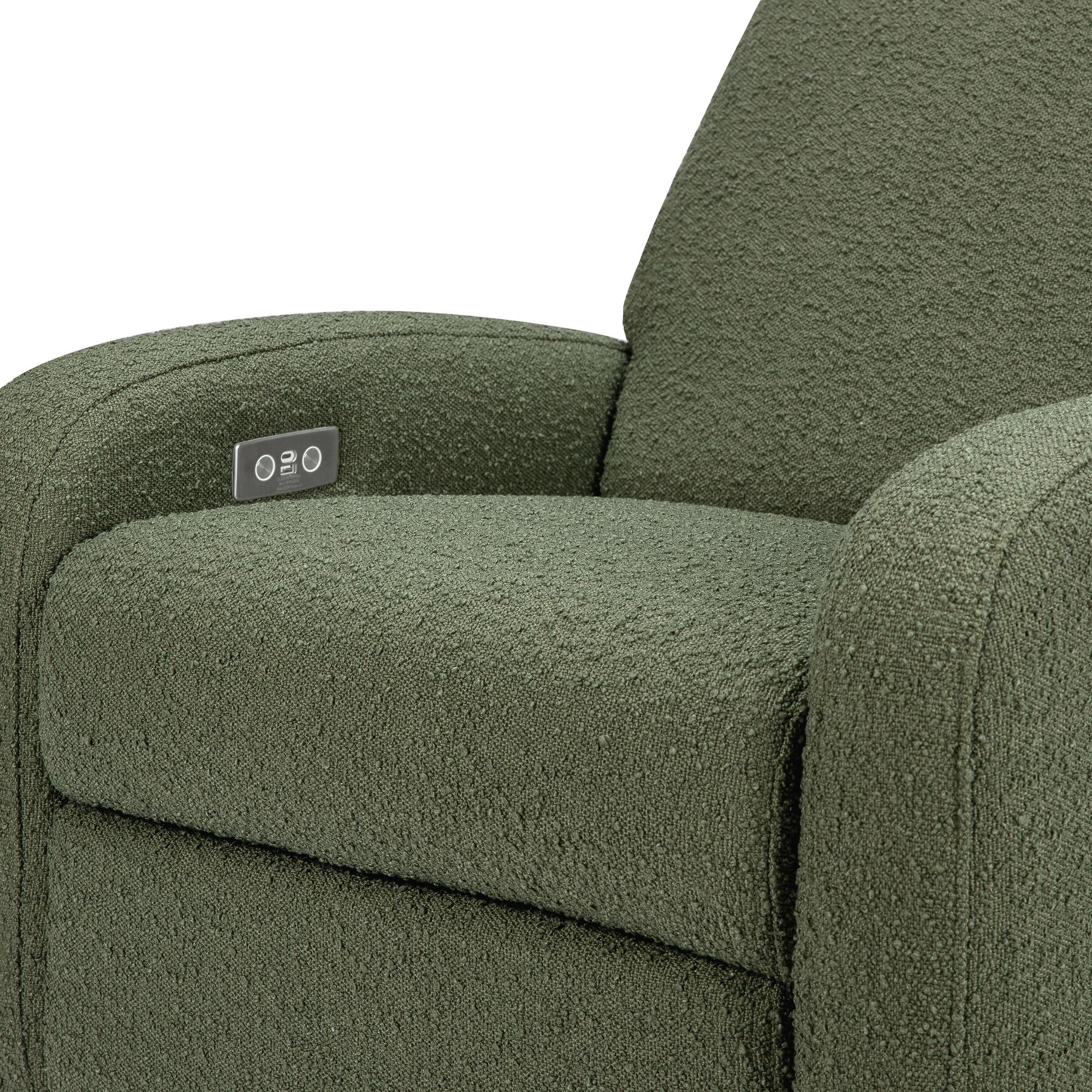 Babyletto Nami Electronic Recliner and Swivel Glider Recliner with USB port