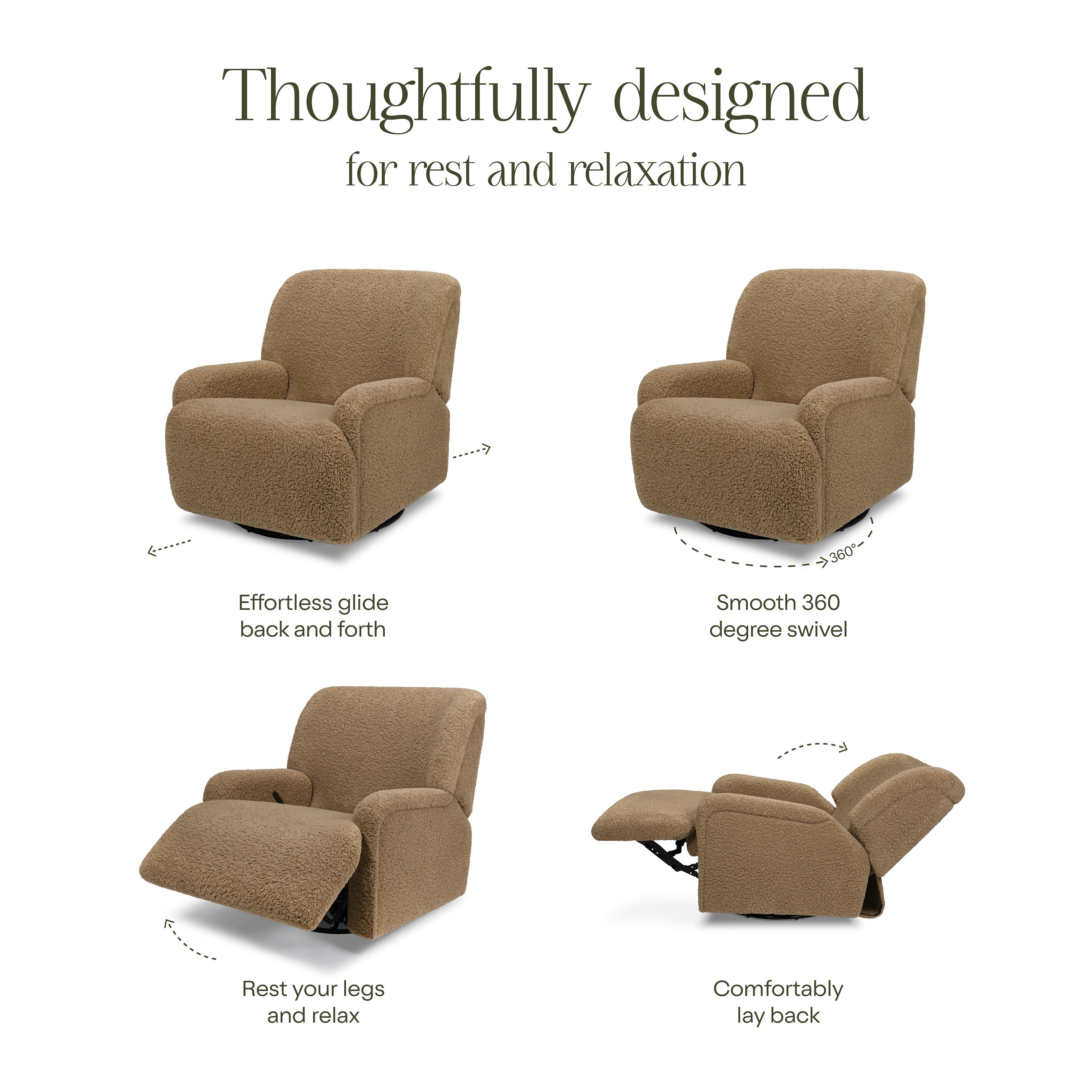 Namesake Winslow Extra Wide Recliner and Swivel Glider