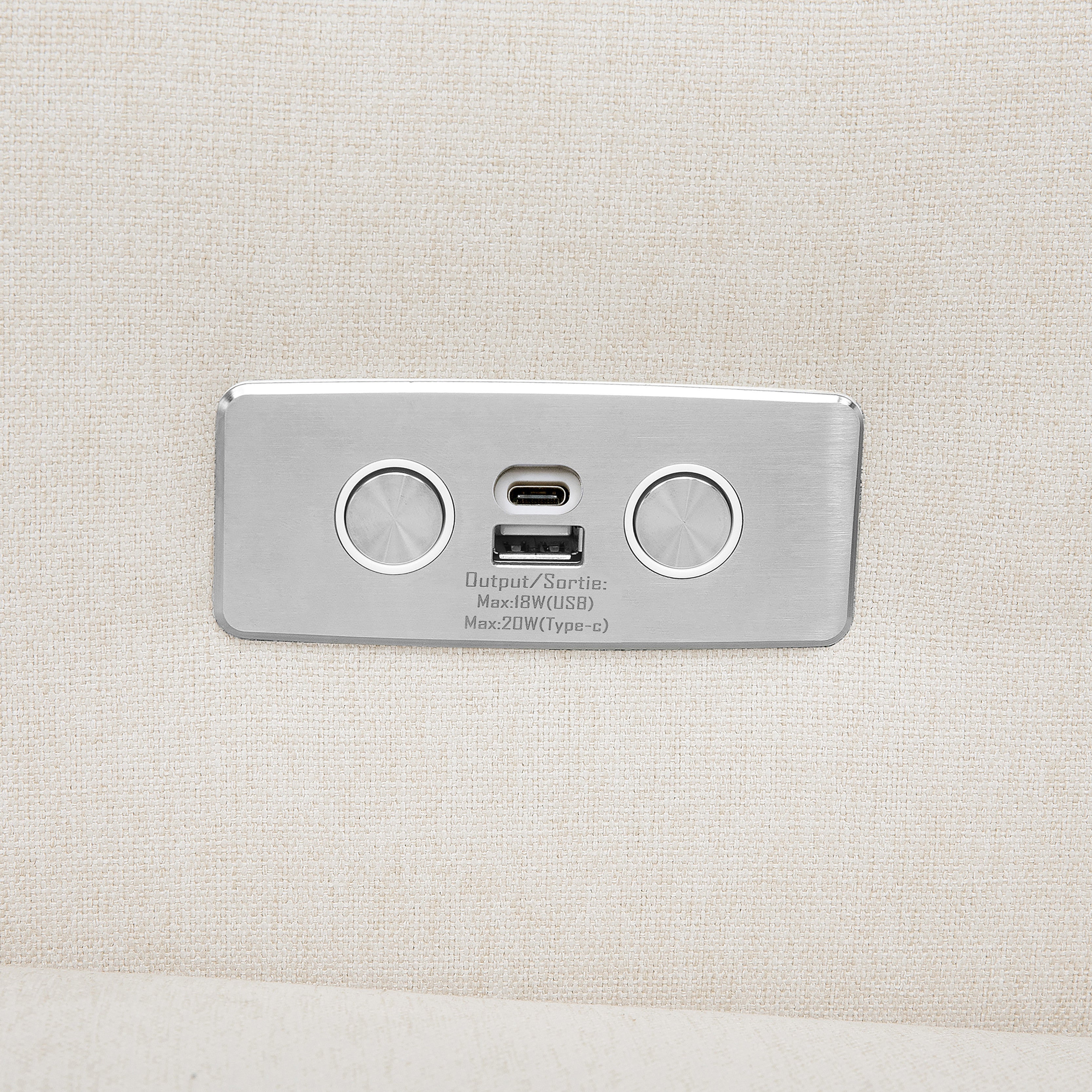 Babyletto Kiwi Electronic Recliner and Swivel Glider with USB port