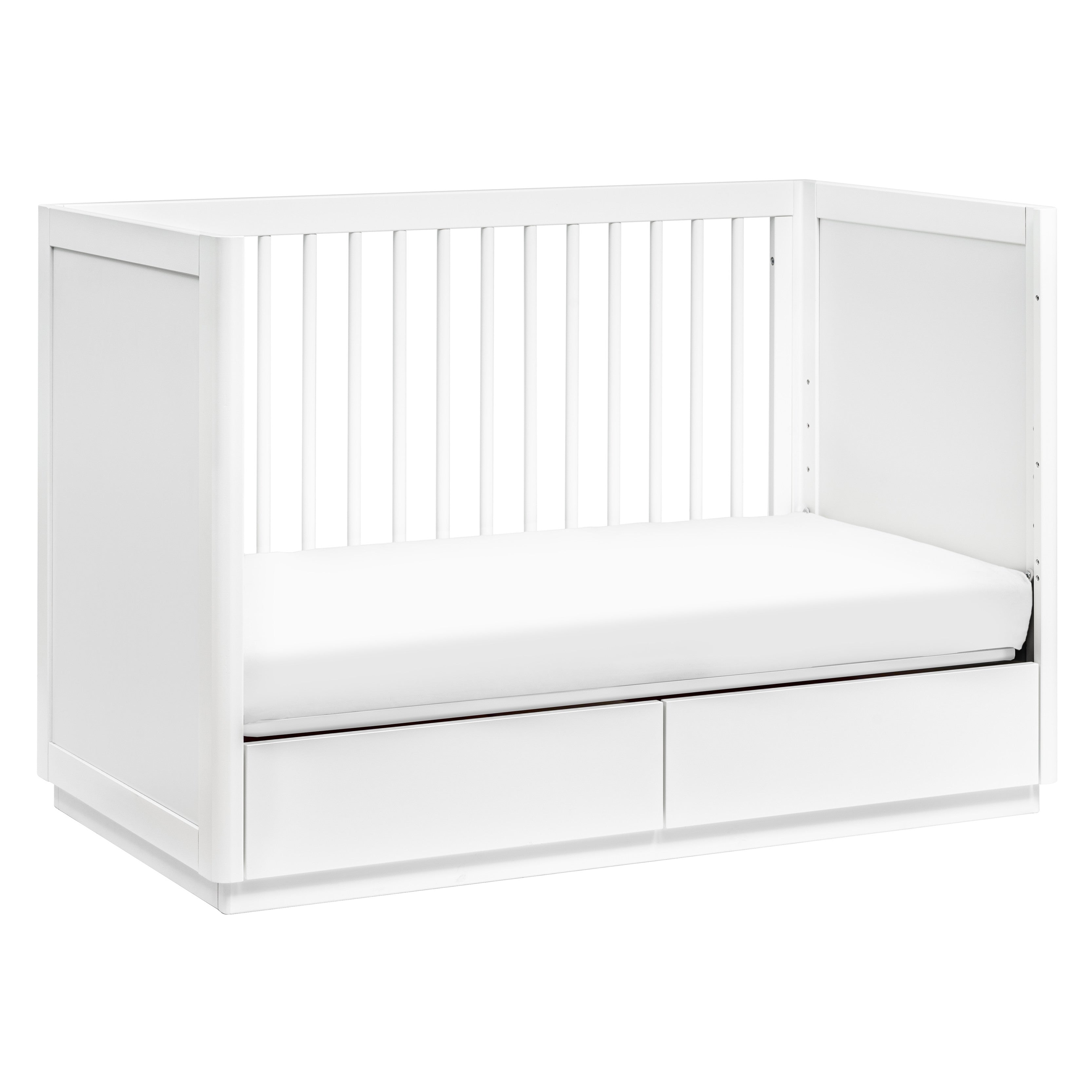 Babyletto Bento 3-in-1 Convertible Storage Crib with Toddler Bed Conversion Kit