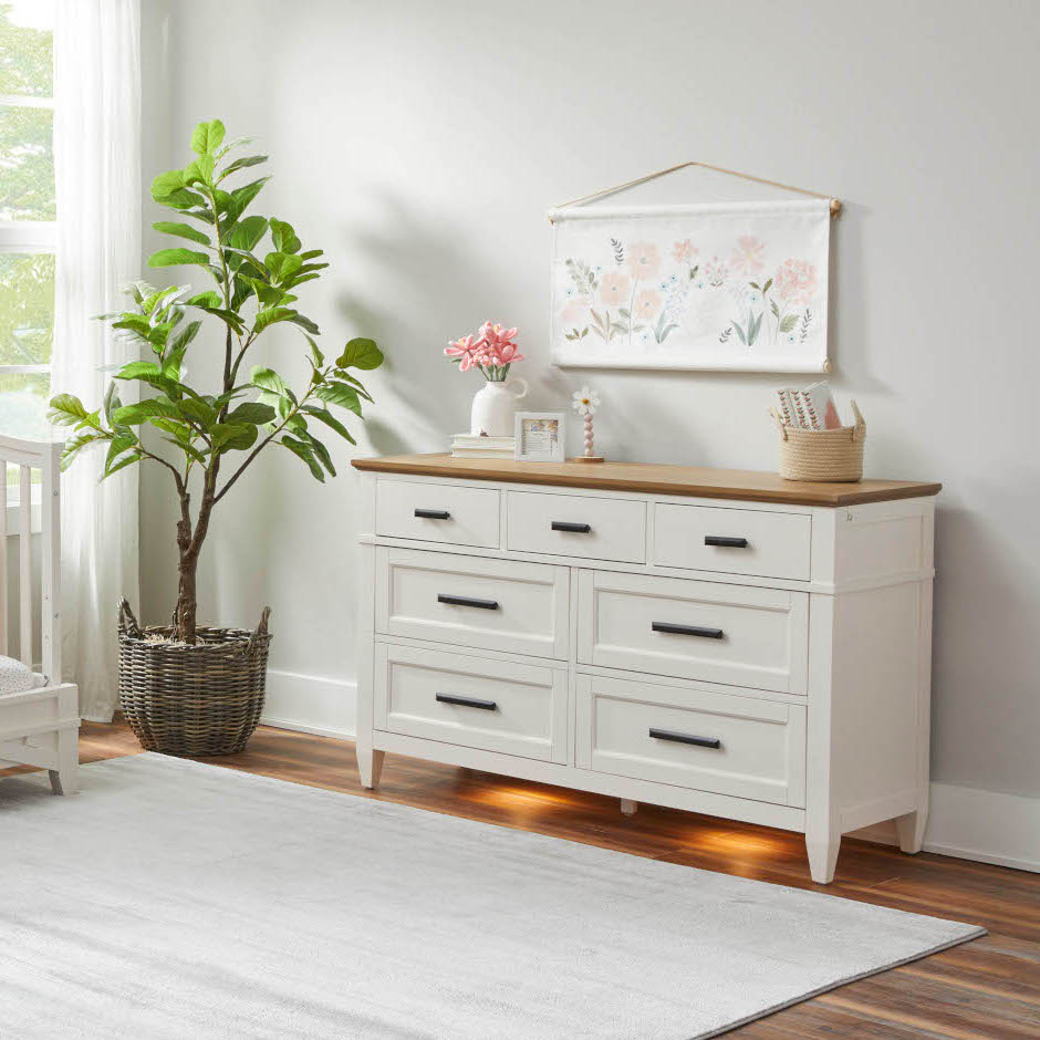 Parker House Artisan 7-Drawer Dresser with Lights Parker House Artisan 7-Drawer Dresser with Lights
