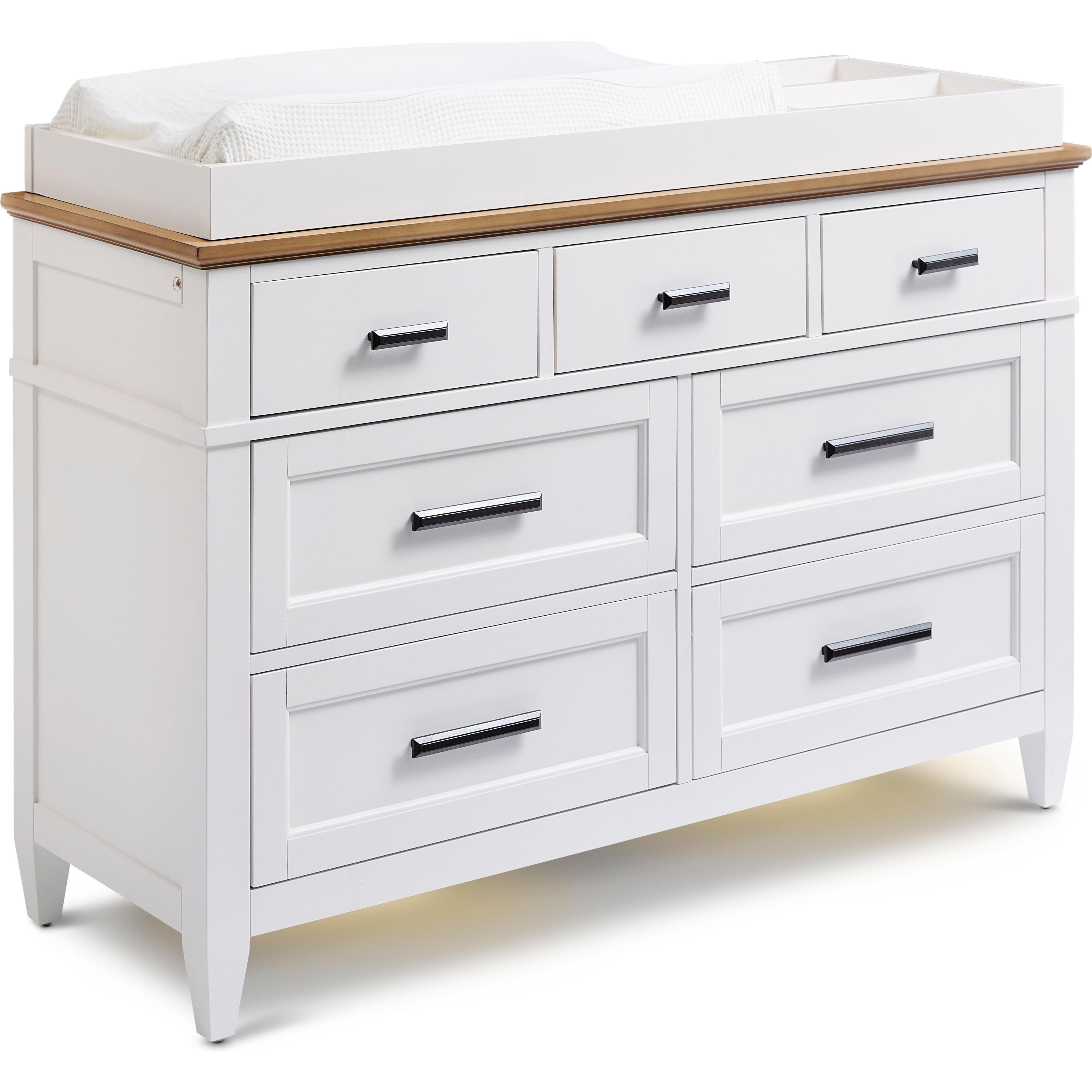 Drawer☆ベルベティーンパンツ オフホワイト Parker House Artisan 7-Drawer Dresser with Lights