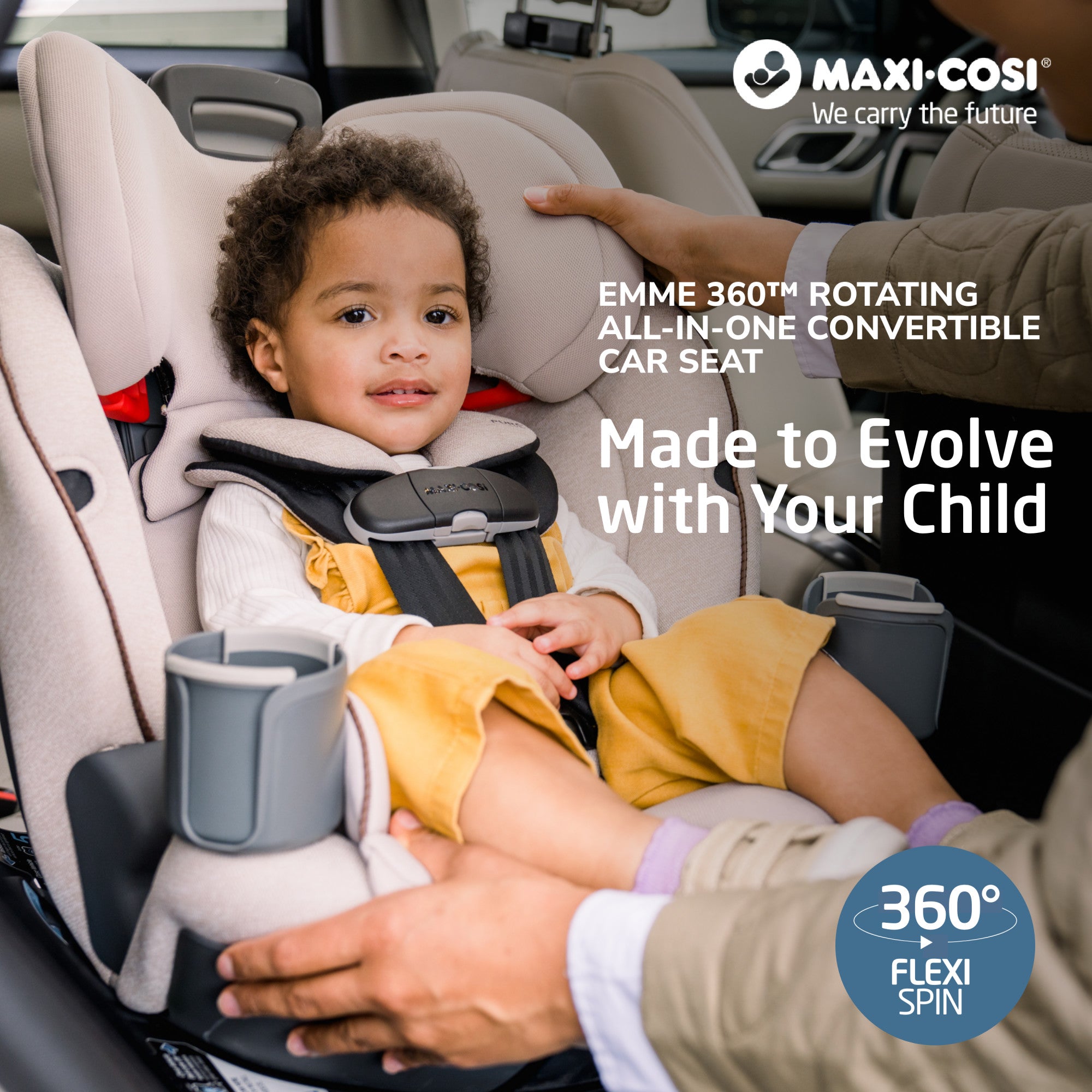 Maxi-Cosi Emme 360° Rotating All-in-One Convertible Car Seat