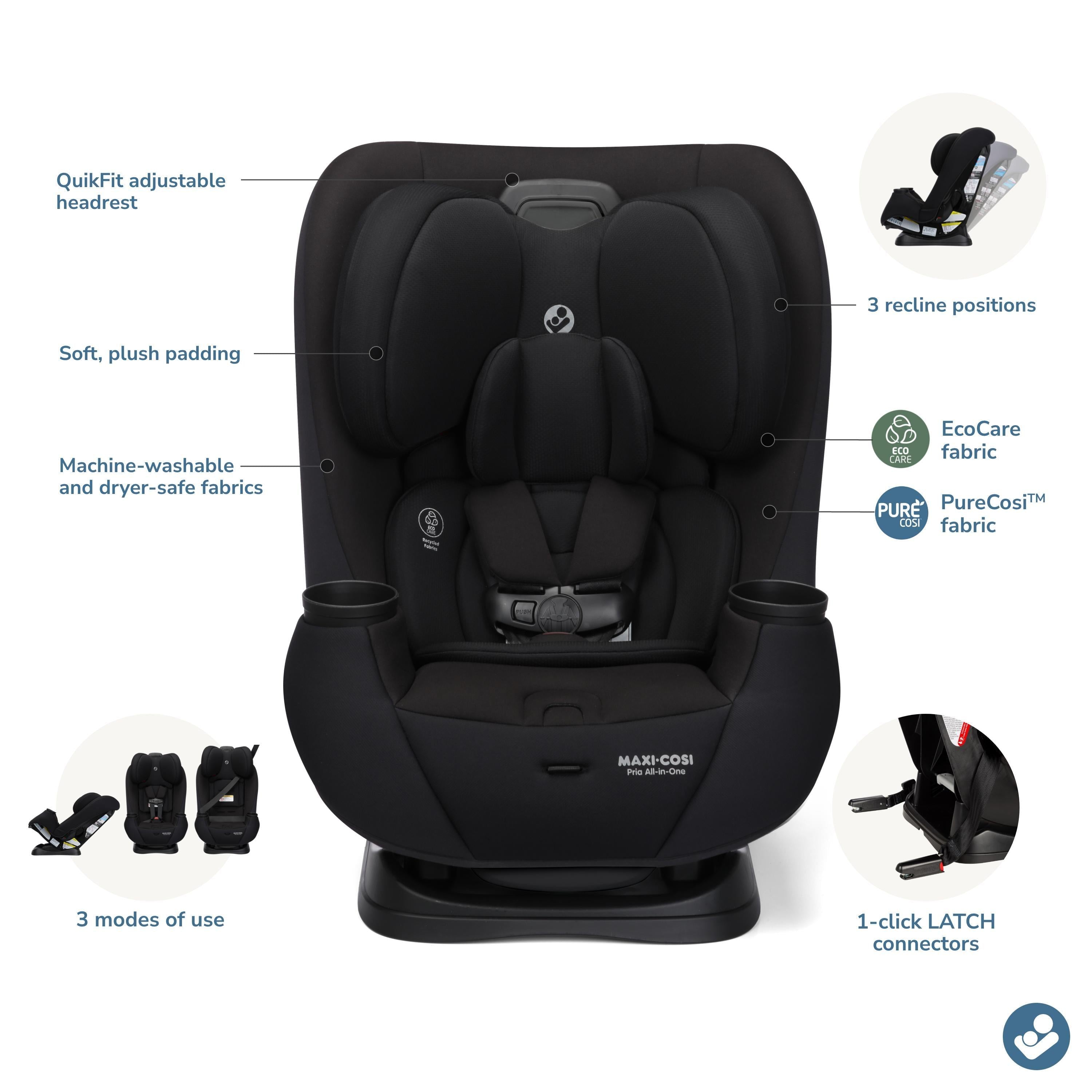 Maxi-Cosi Pria All-in-One Convertible Car Seat