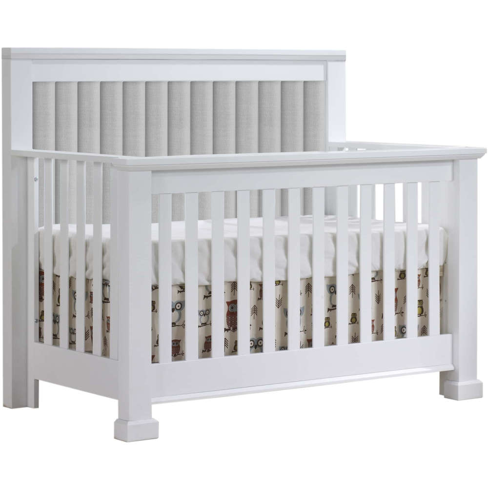 Natart Taylor ''5-in-1'' Convertible Crib with Upholstered Panel