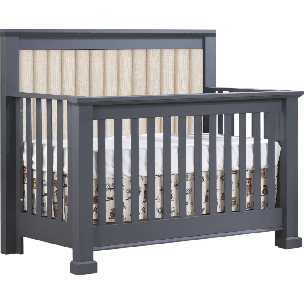 Natart Taylor ''5-in-1'' Convertible Crib with Upholstered Panel