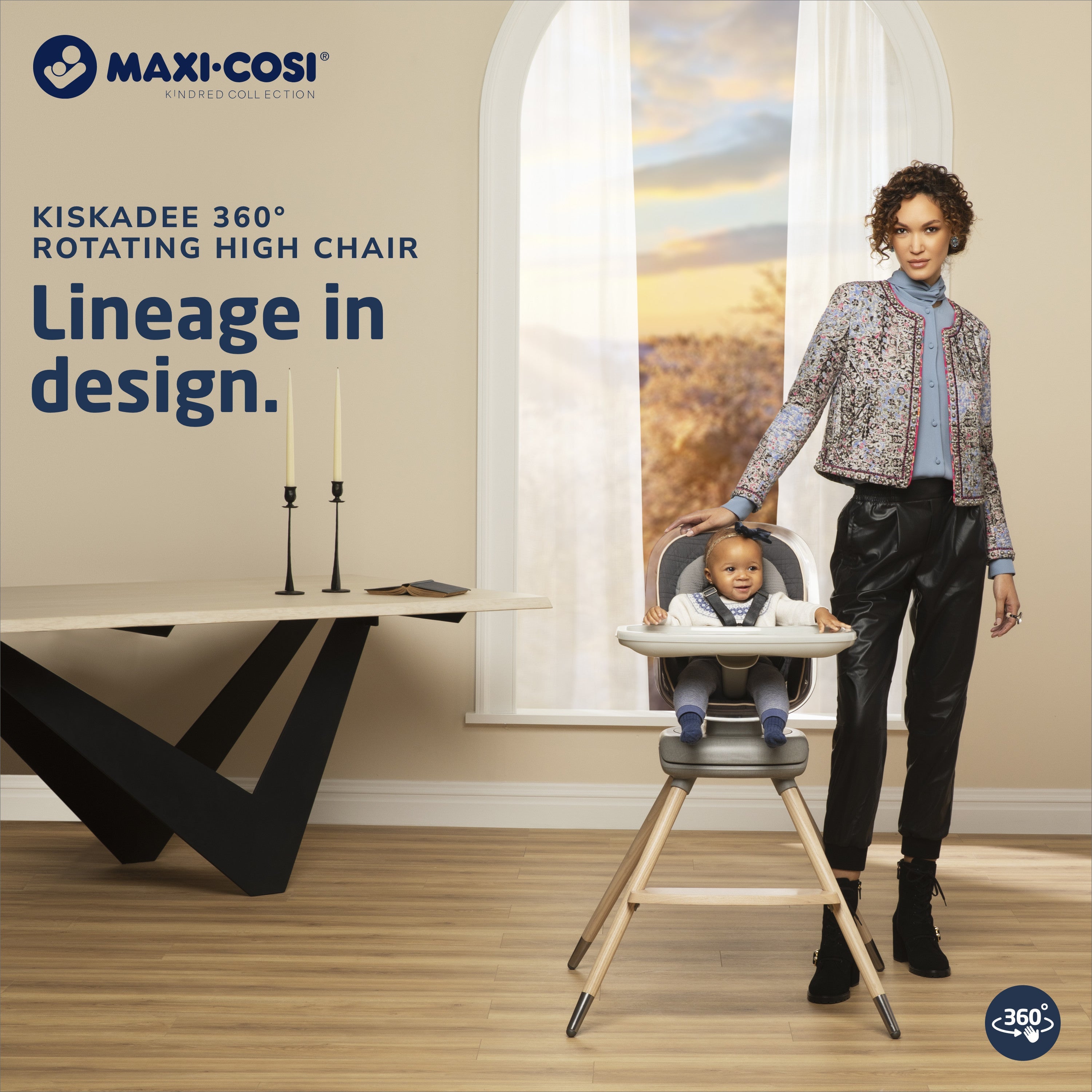 Maxi-Cosi Kiskadee 360° Rotating High Chair