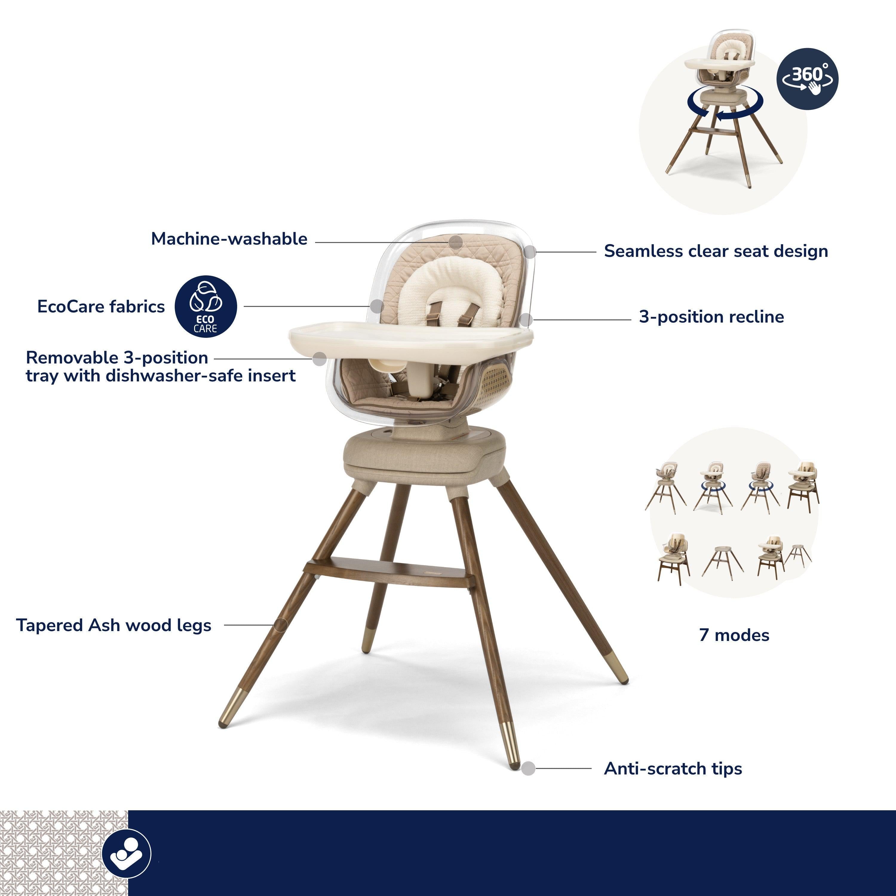 Maxi-Cosi Kiskadee 360° Rotating High Chair