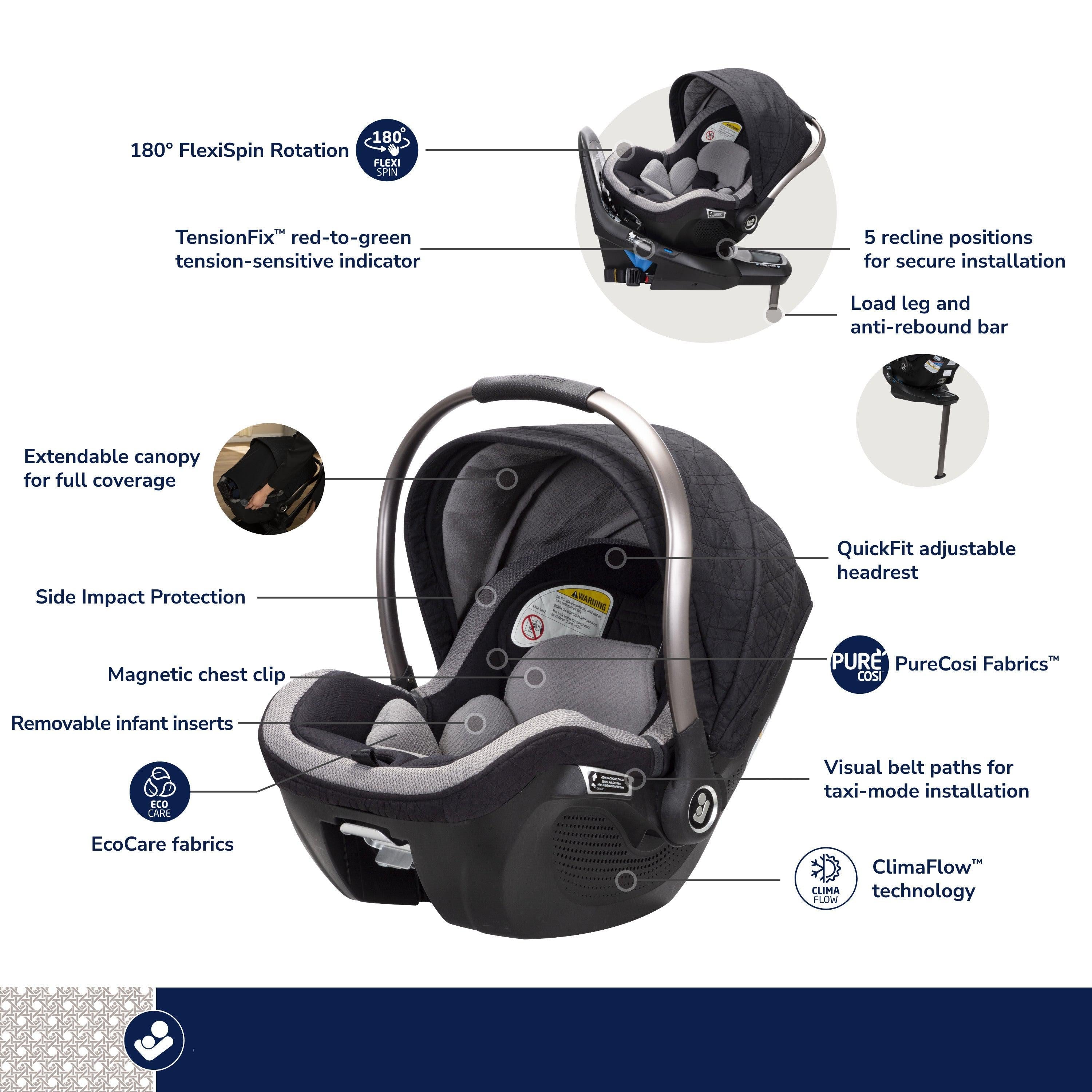 Maxi-Cosi Peri™ 180° Rotating Infant Car Seat