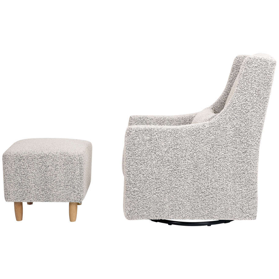 Babyletto Toco Swivel Glider + Stationary Ottoman