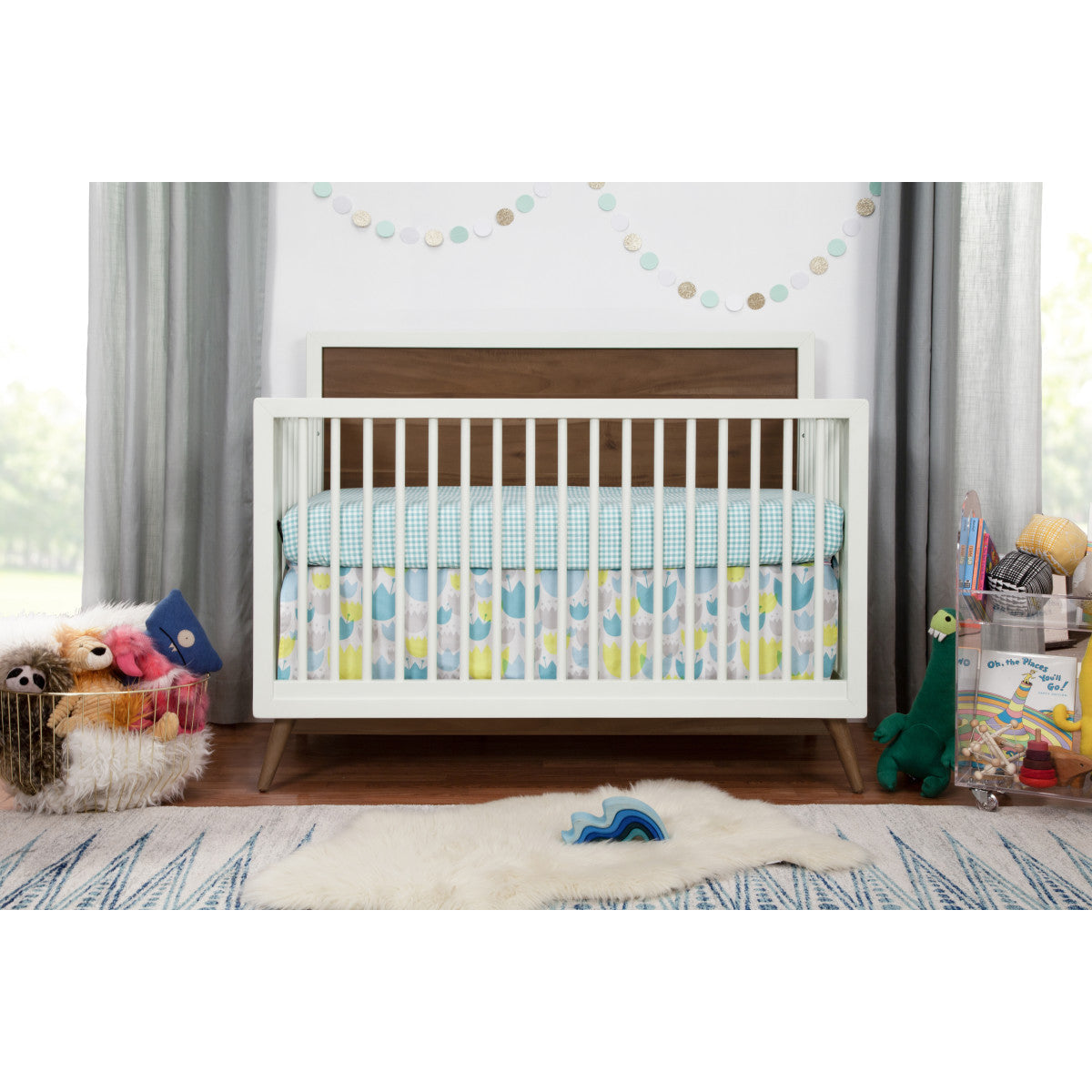 Babyletto Palma 4-in-1 Convertible Crib with Toddler Bed Conversion Kit