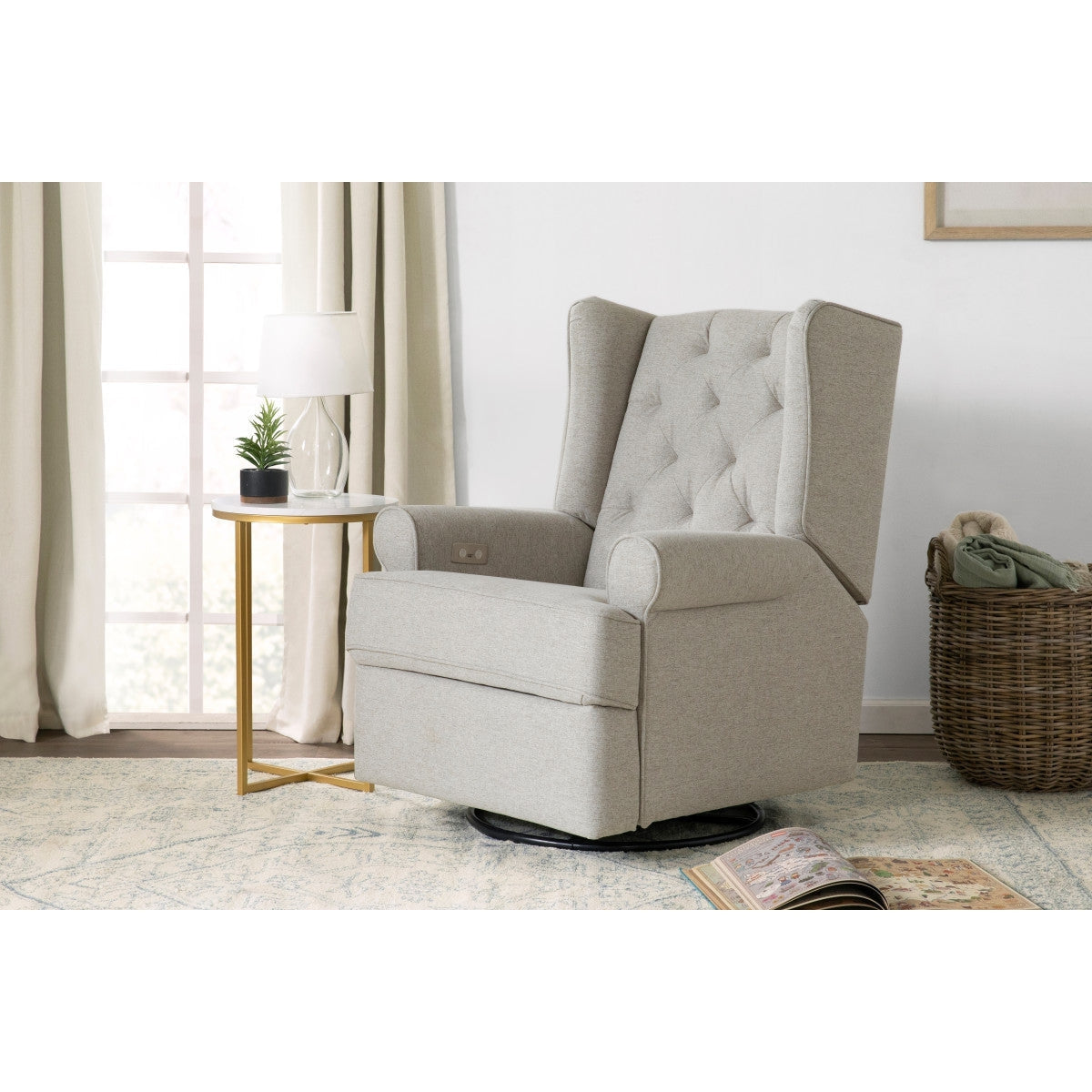 Namesake Harbour Electronic Recliner & Swivel Glider with USB port