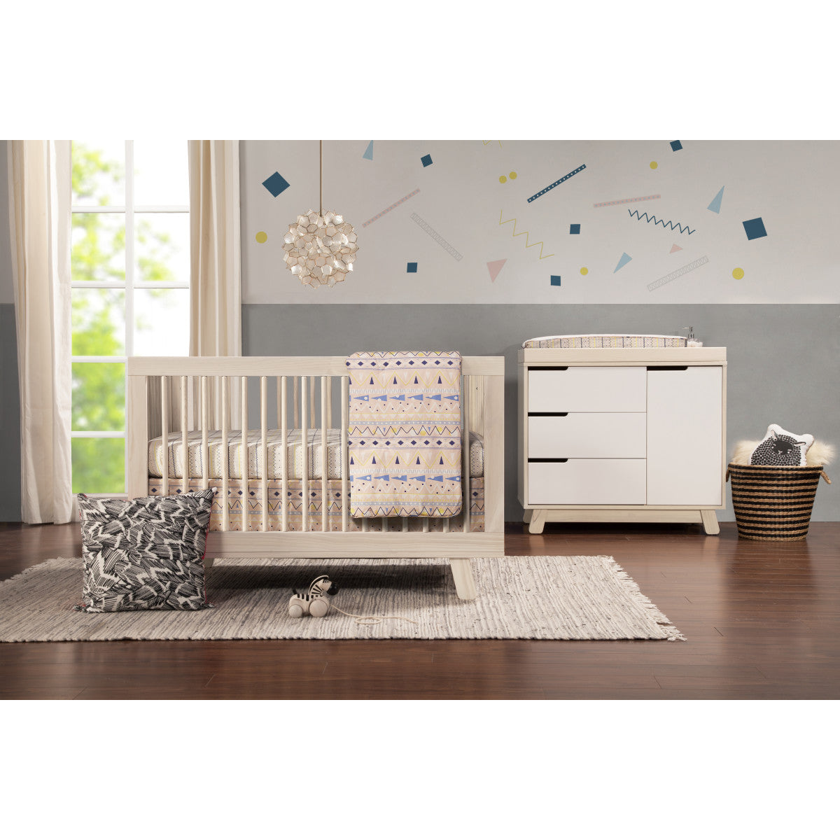 Babyletto Hudson 3-in-1 Convertible Crib with Toddler Bed Conversion Kit