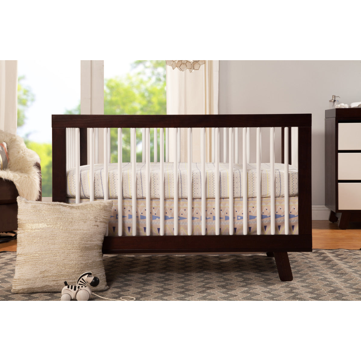 Babyletto Hudson 3-in-1 Convertible Crib with Toddler Bed Conversion Kit