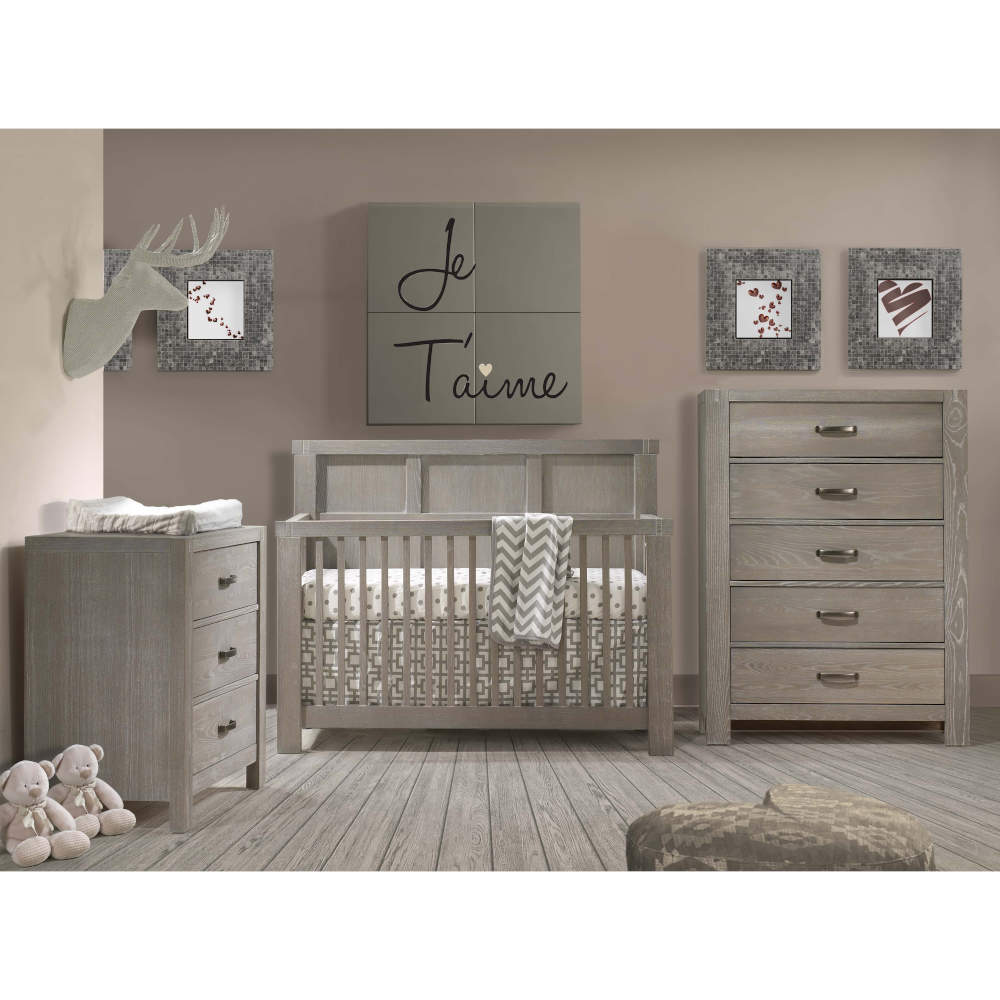 Natart Rustico "5-in-1'' Convertible Crib