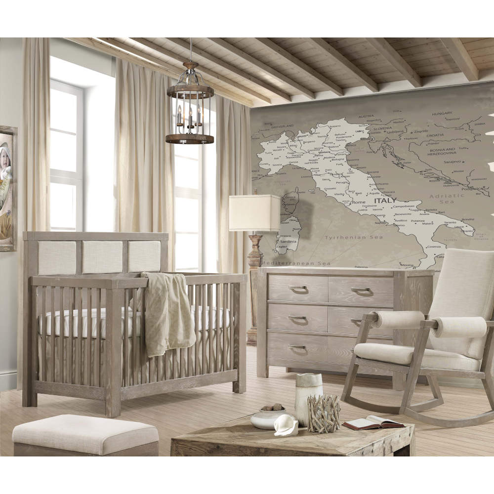 Natart Rustico "5-in-1'' Convertible Crib