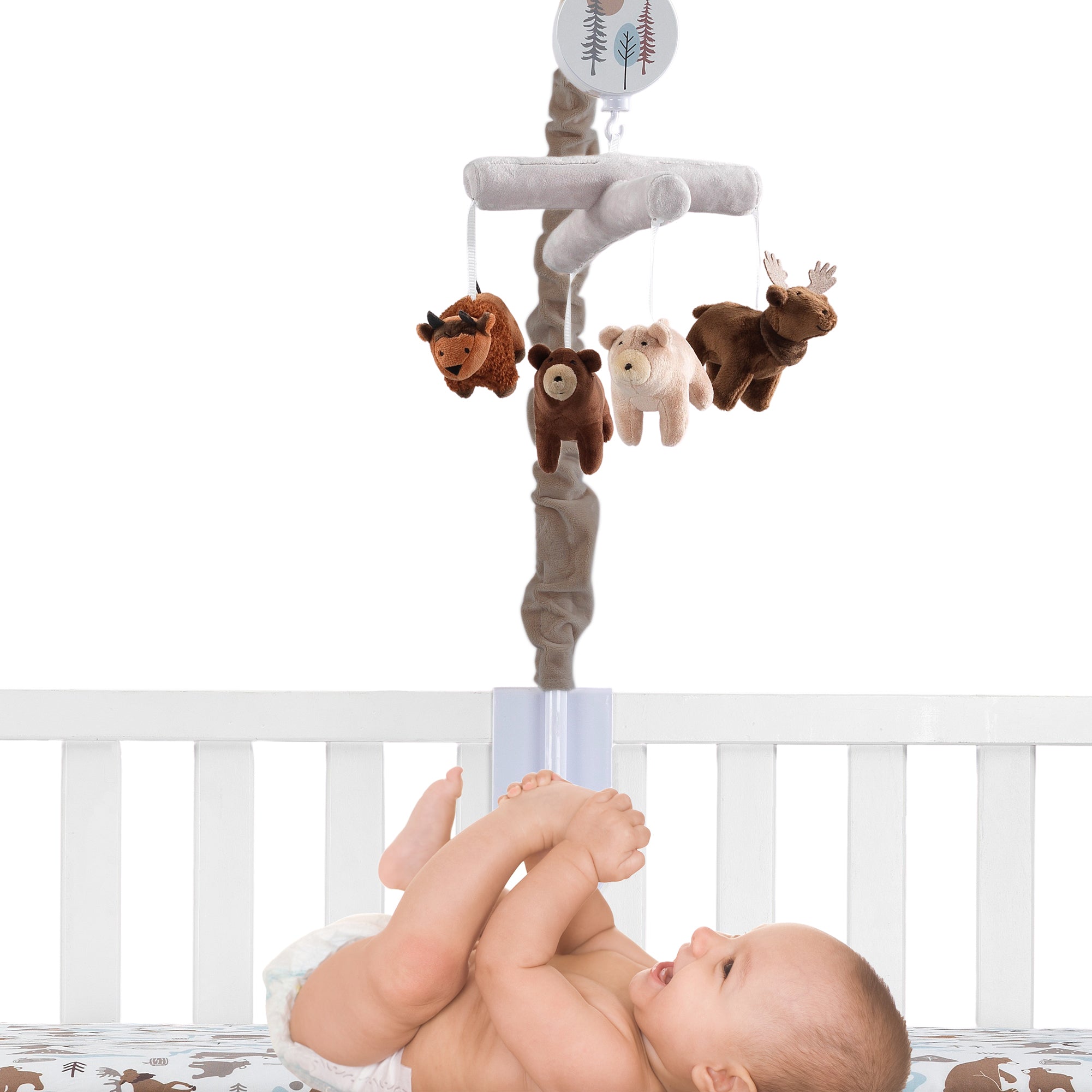 Lambs & Ivy Big Sky Musical Baby Crib Mobile