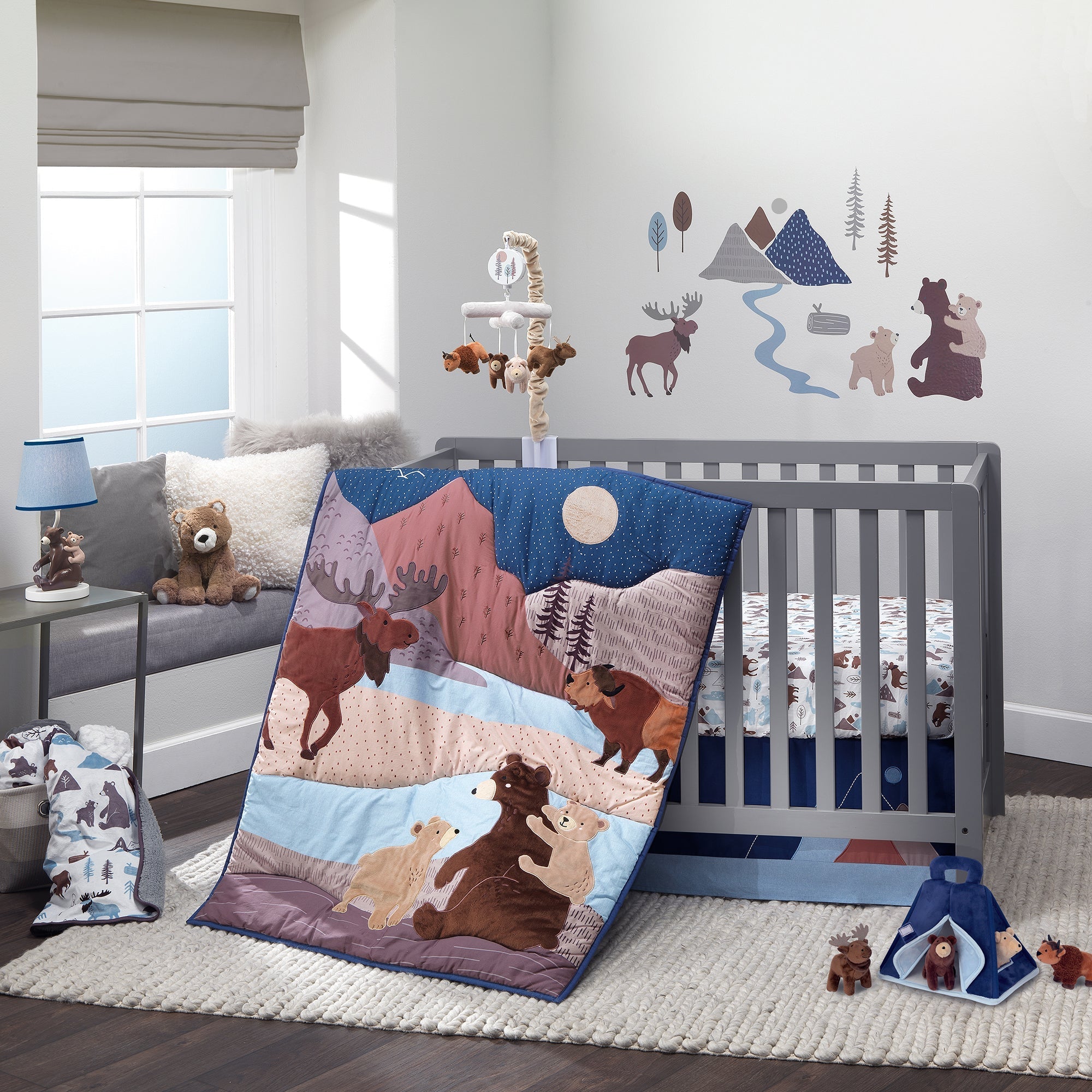 Lambs & Ivy Big Sky Musical Baby Crib Mobile