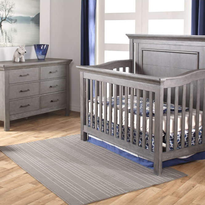 Pali Como Forever Crib + Double Dresser Set