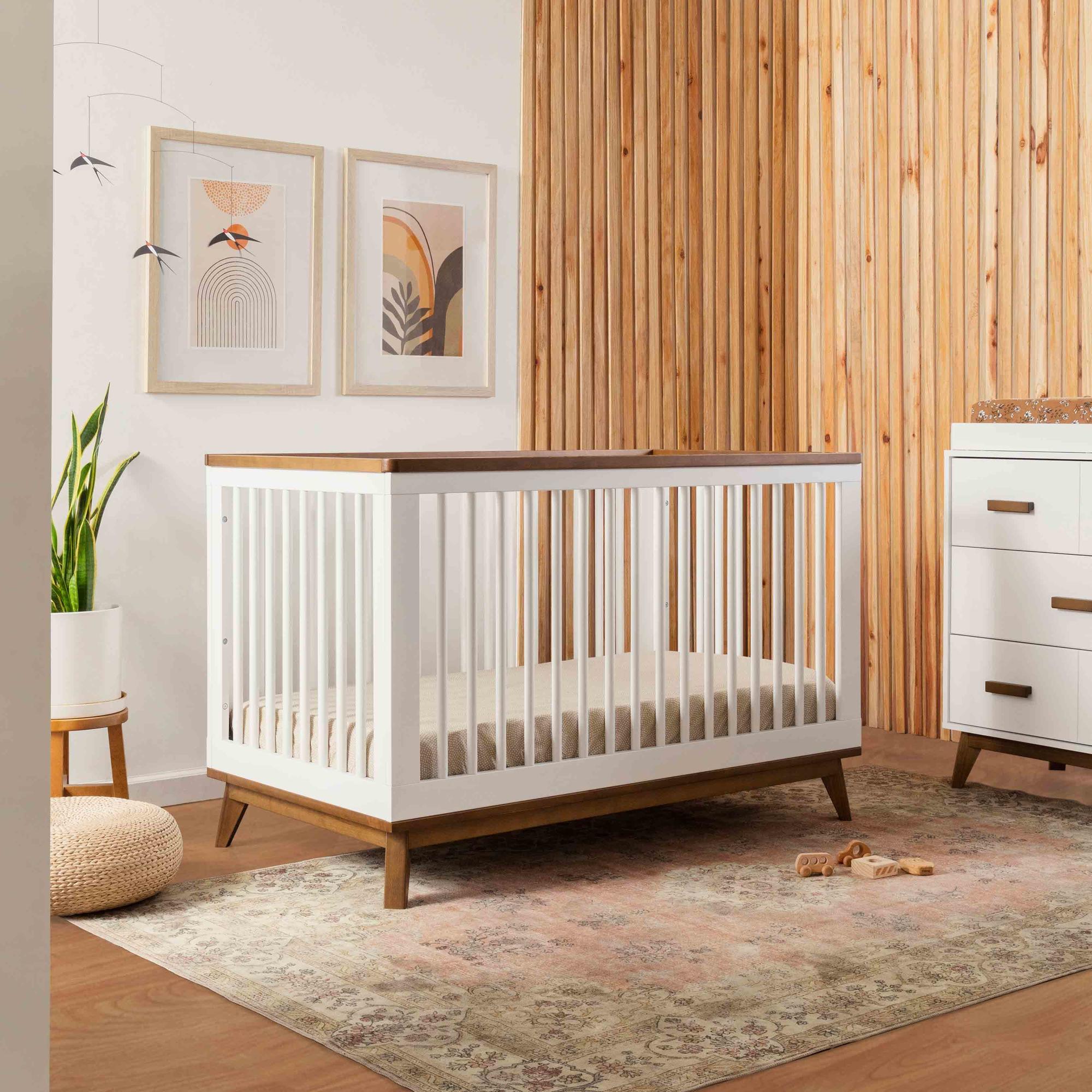 Babyletto Scoot 3-in-1 Convertible Crib with Toddler Bed Conversion Kit